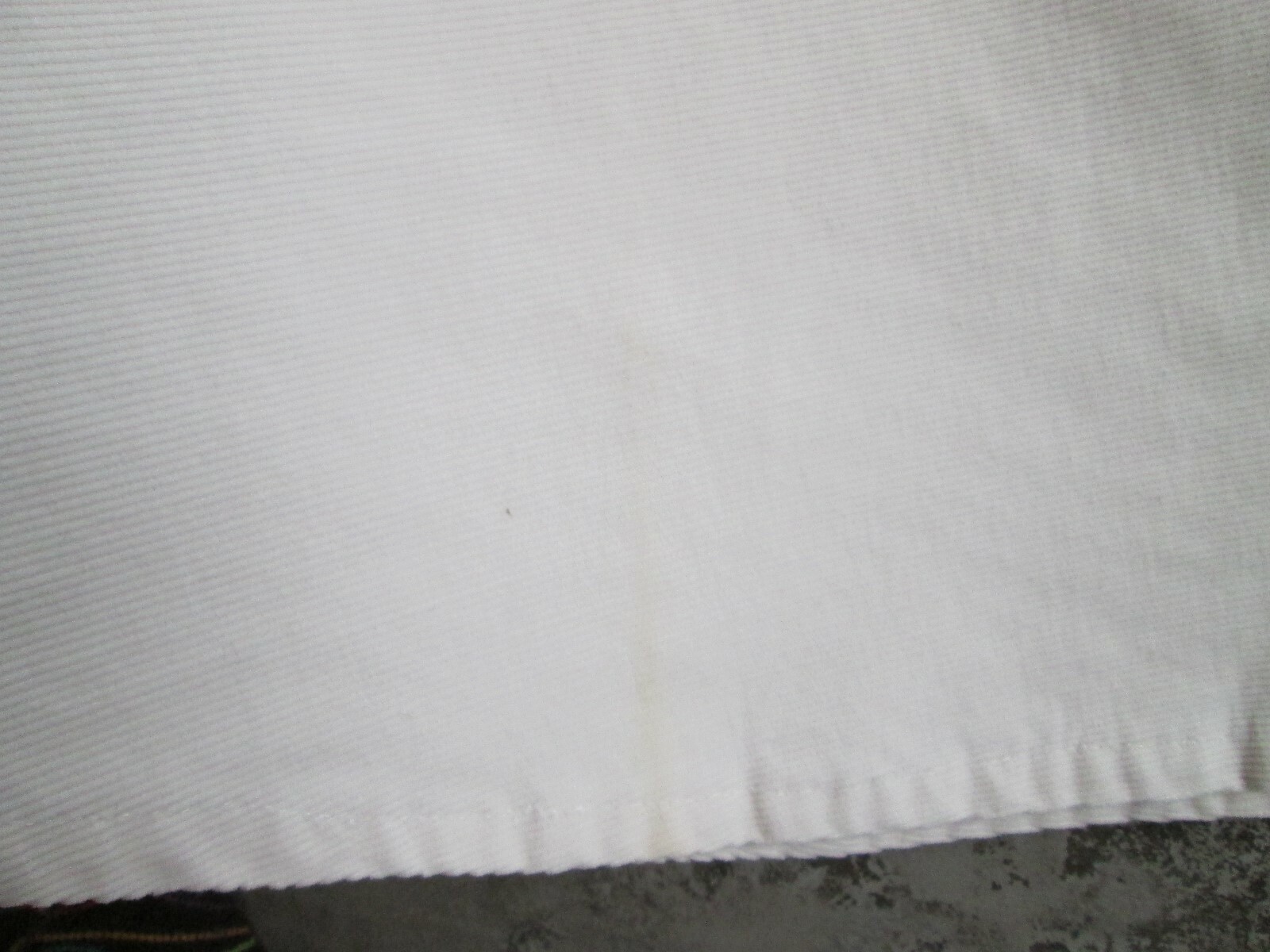 VTG Annalisa Corduroy Skirt 24 Waist Small Pearl White A-Line Full Casual Hippy