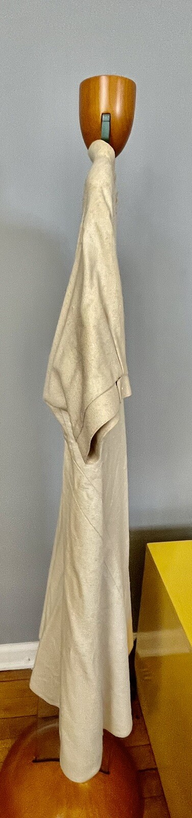 GEOFFREY BEENE-1990’s Linen Dress Short sleeve Shift dress Tafita lined M/L