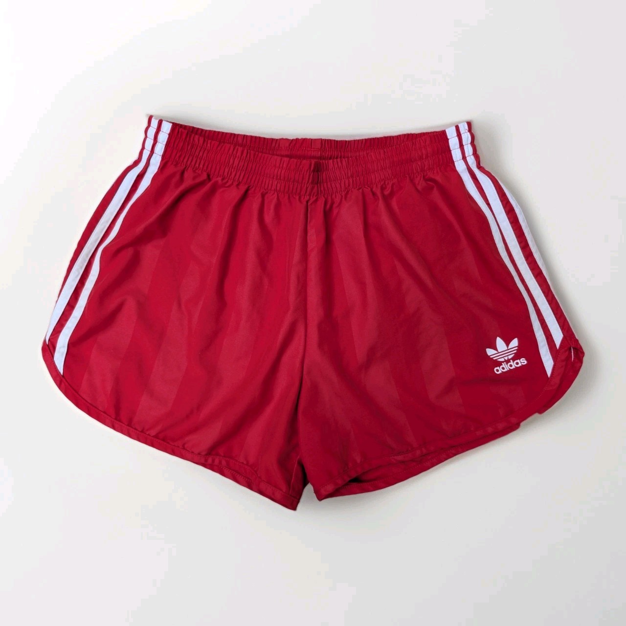 Adidas Sprinter Glanz Womens Shorts L Red Sports Vintage Football Casual Retro