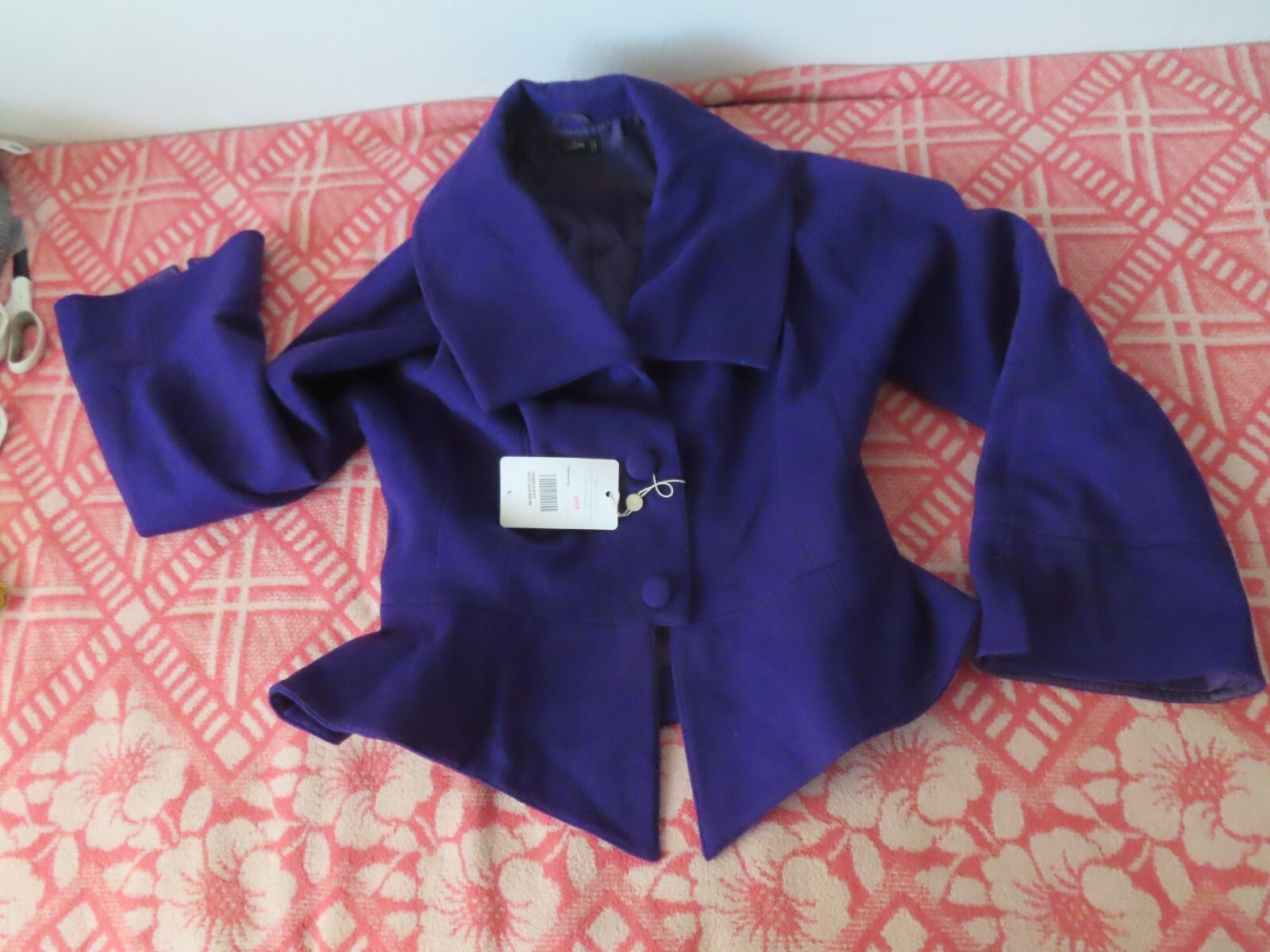 vintage purple claude montana jacket no size