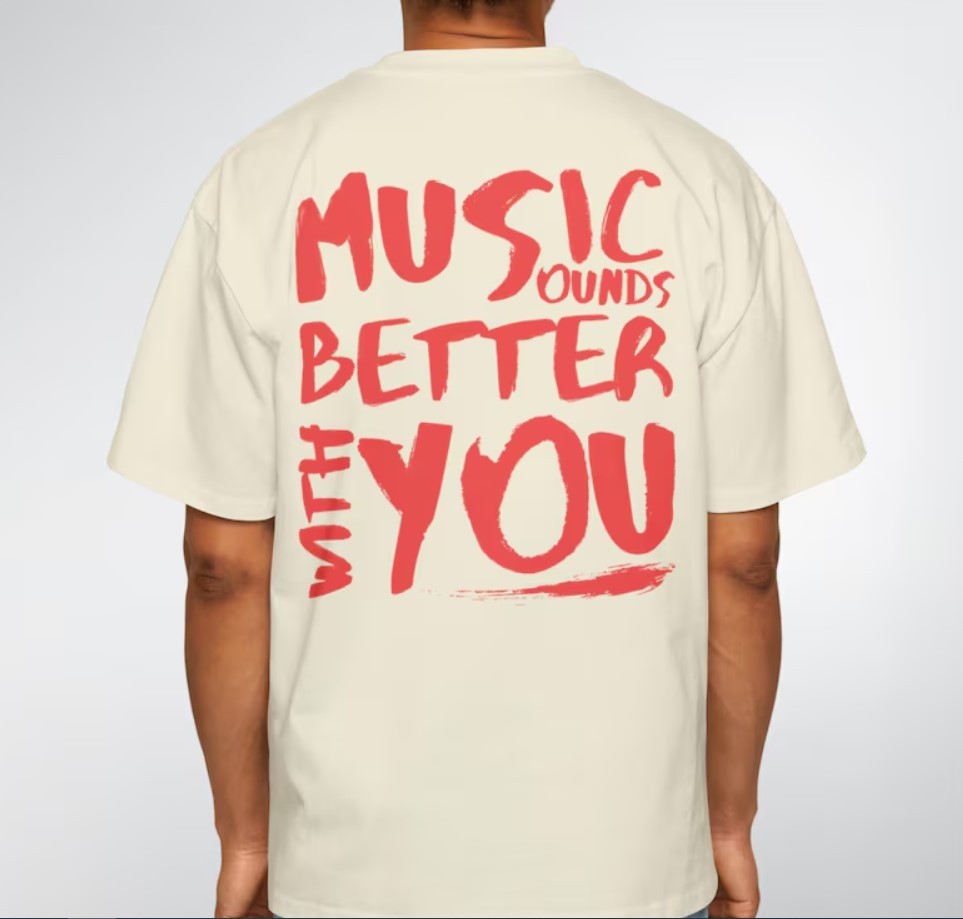 House Music Oversized Shirt: Festival Rave Tee