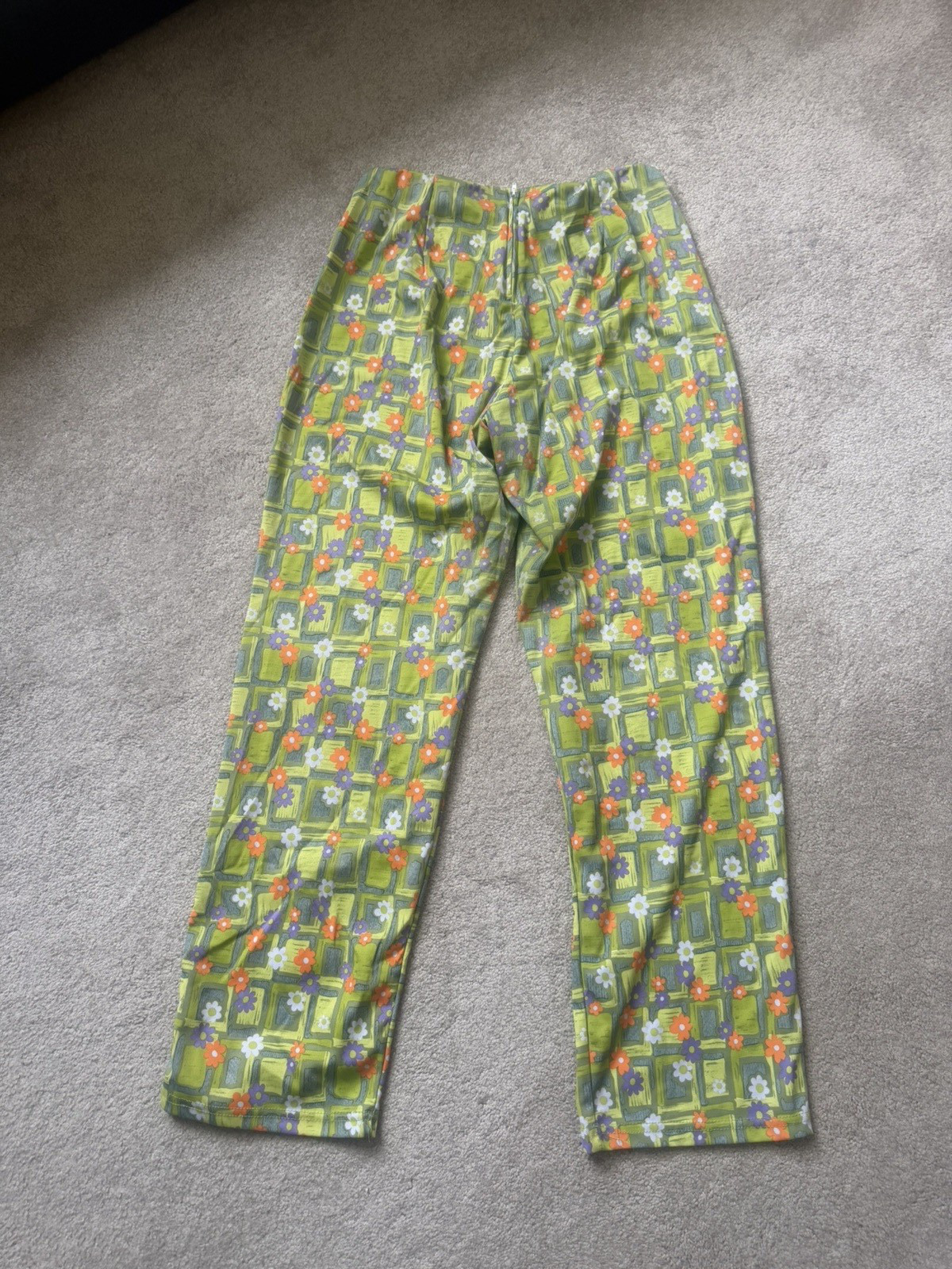 1970s Vintage Women’s Floral Print 2 Pc Outfit Hippie Retro Summer #330