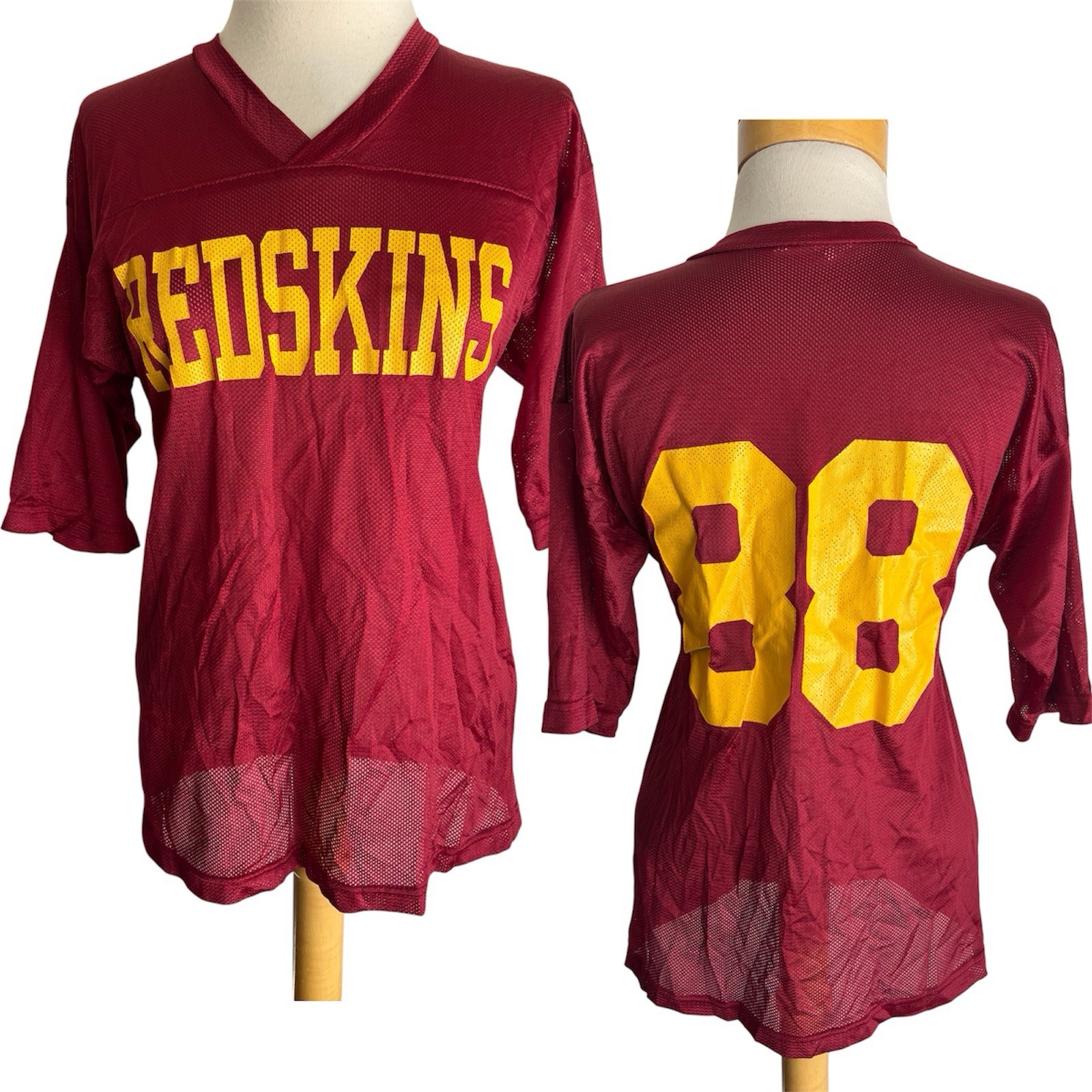 WASHINGTON REDSKINS #88 Women’s Vintage 80s NFL Mesh Skins Jersey Size Medium