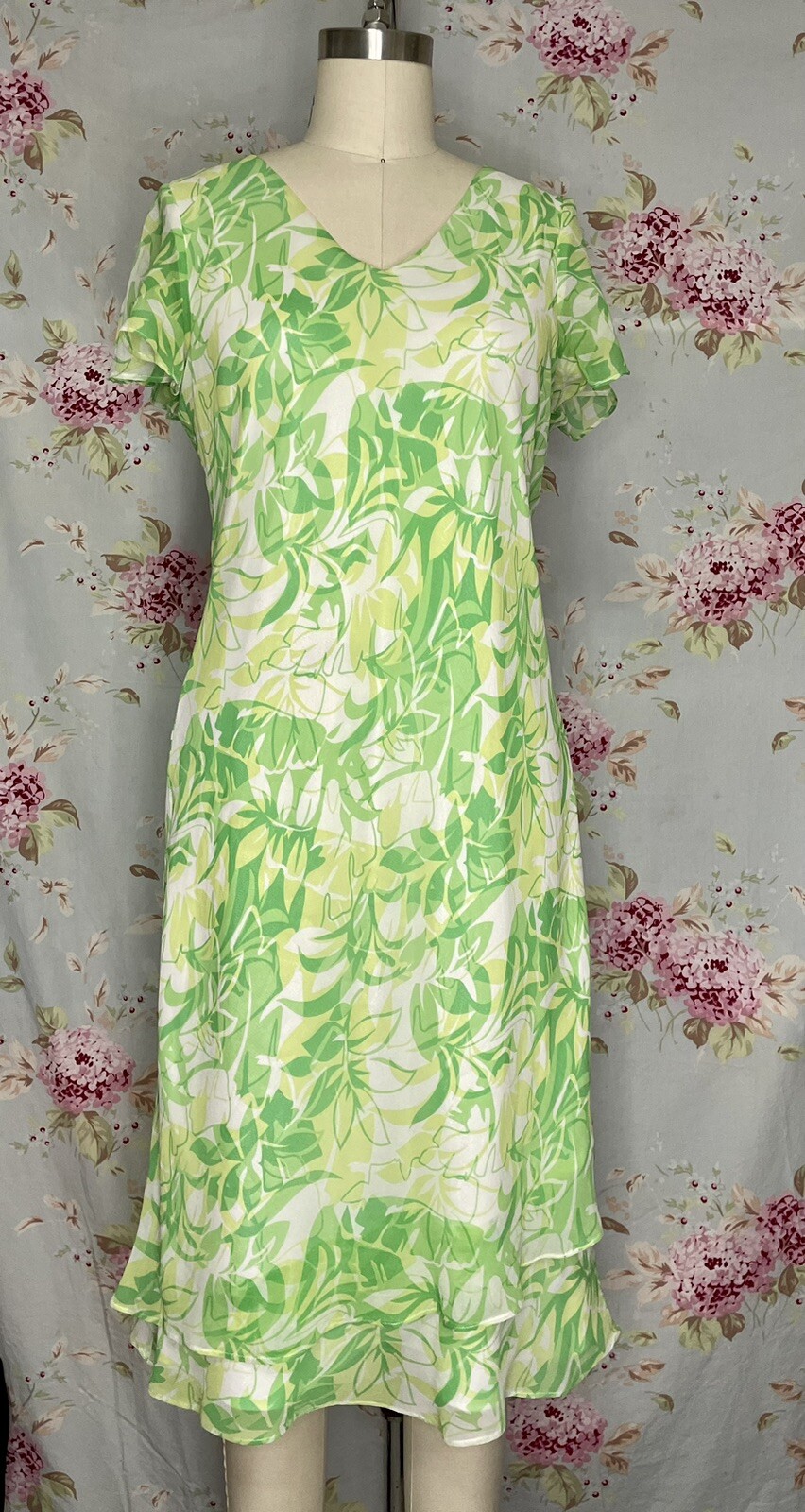 Vintage Y2K Bias 100% Silk Dress 90’s Does The 30’s Donna Ricco
