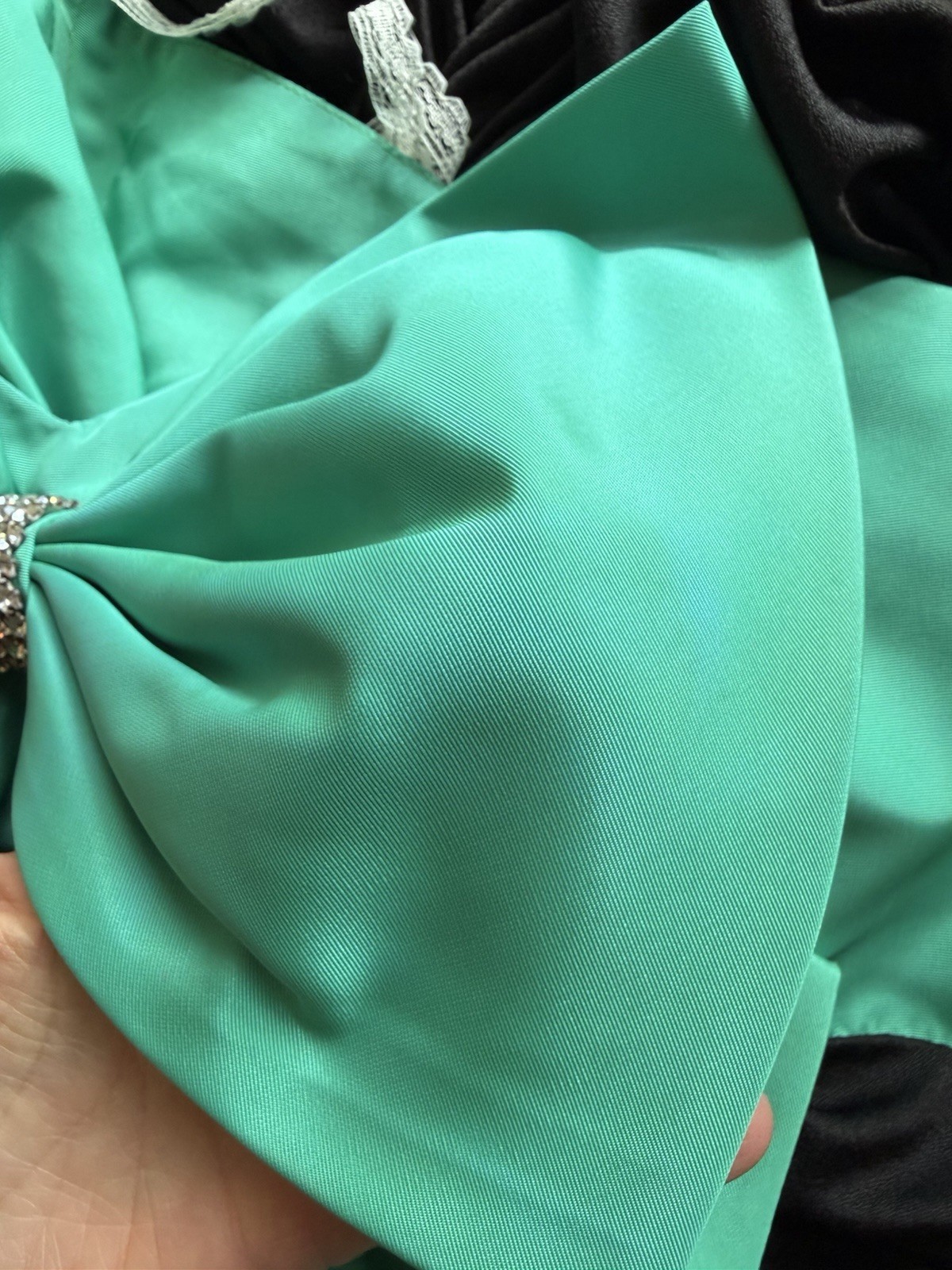 Vintage 1980s Climax David Howard Ruched Maxi Dress Dramatic Bolero Black Green