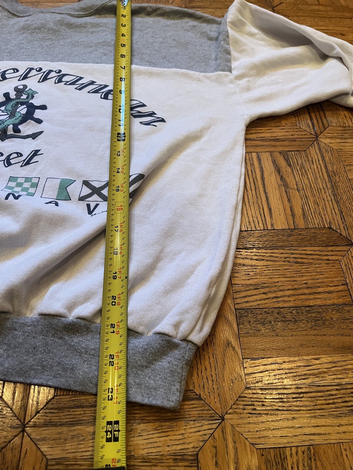 Vintage 90’s Pinwheels Women L Sweatshirt Mediterranean Fleet Royal Navy USA
