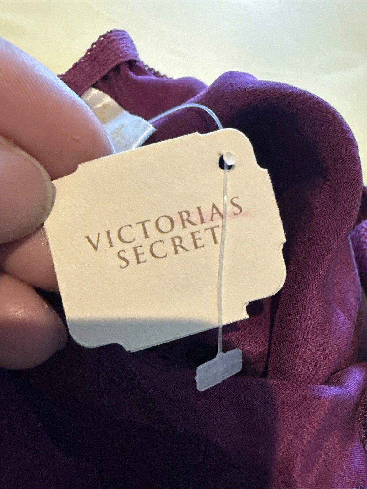 Vintage Victoria’s Secret Silk Panties – Purple Plum Color M/6 #001