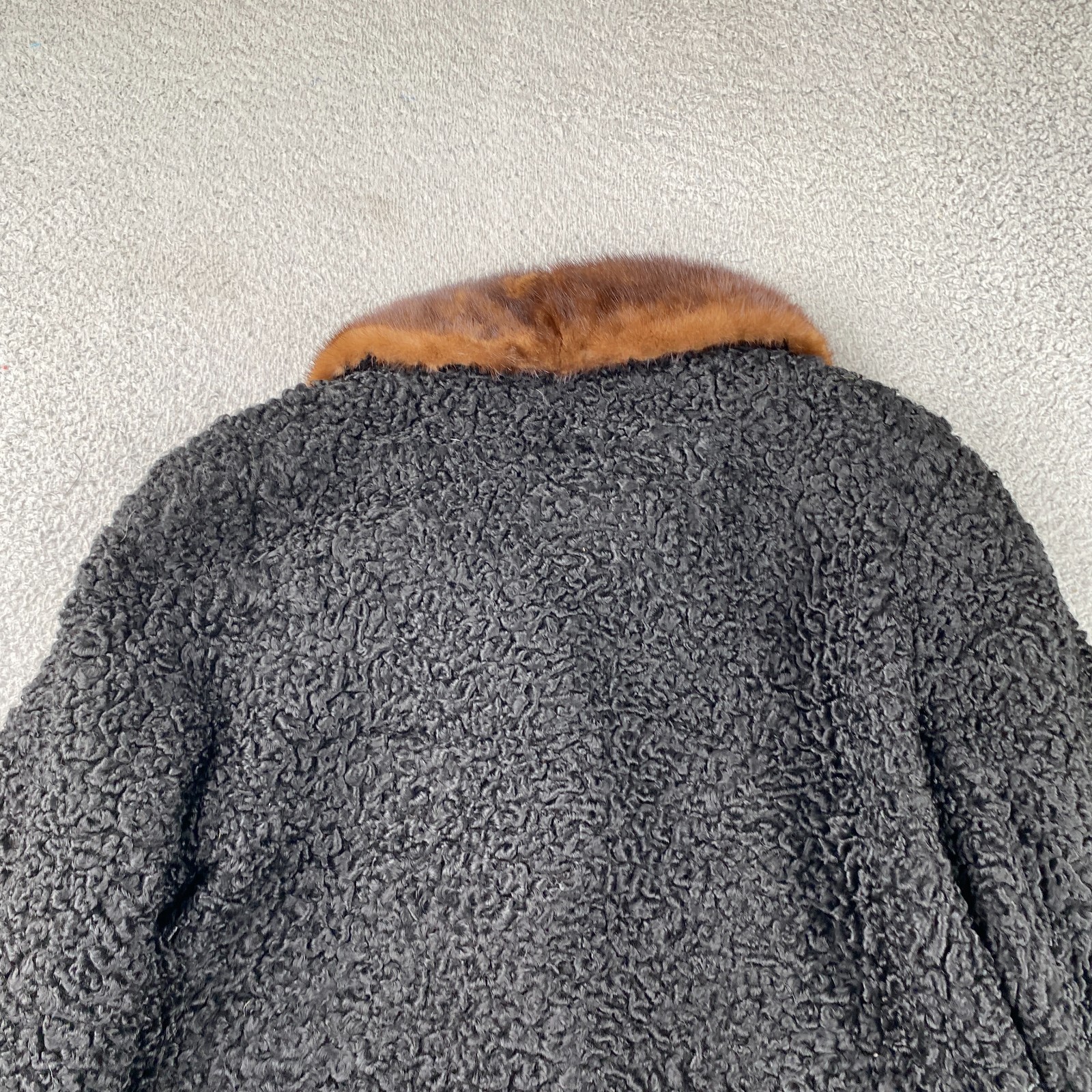 Vintage Marshall Field & Company Jacket Womens Medium Persian Lamb W/ Fur 60’s