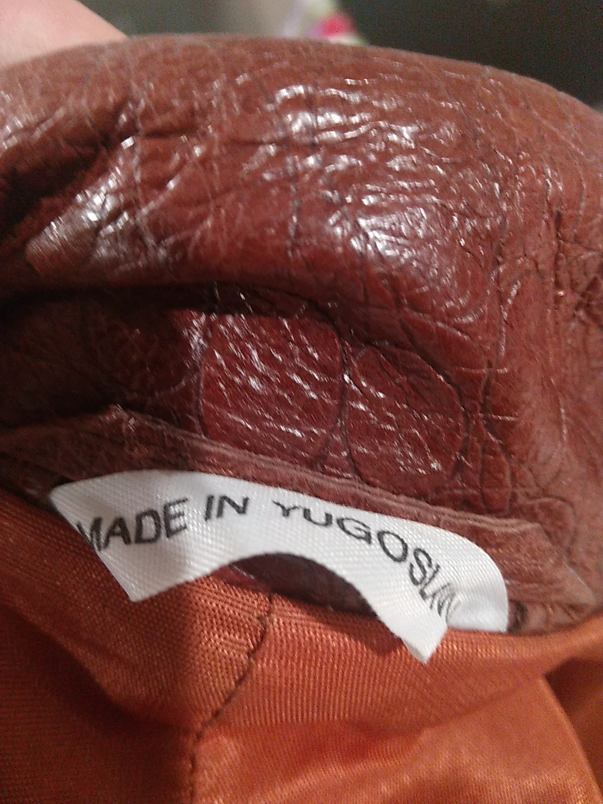 Avanti Genuine Pig Suede Brown BTN Down Jacket Size L Vintage Original Amazing!