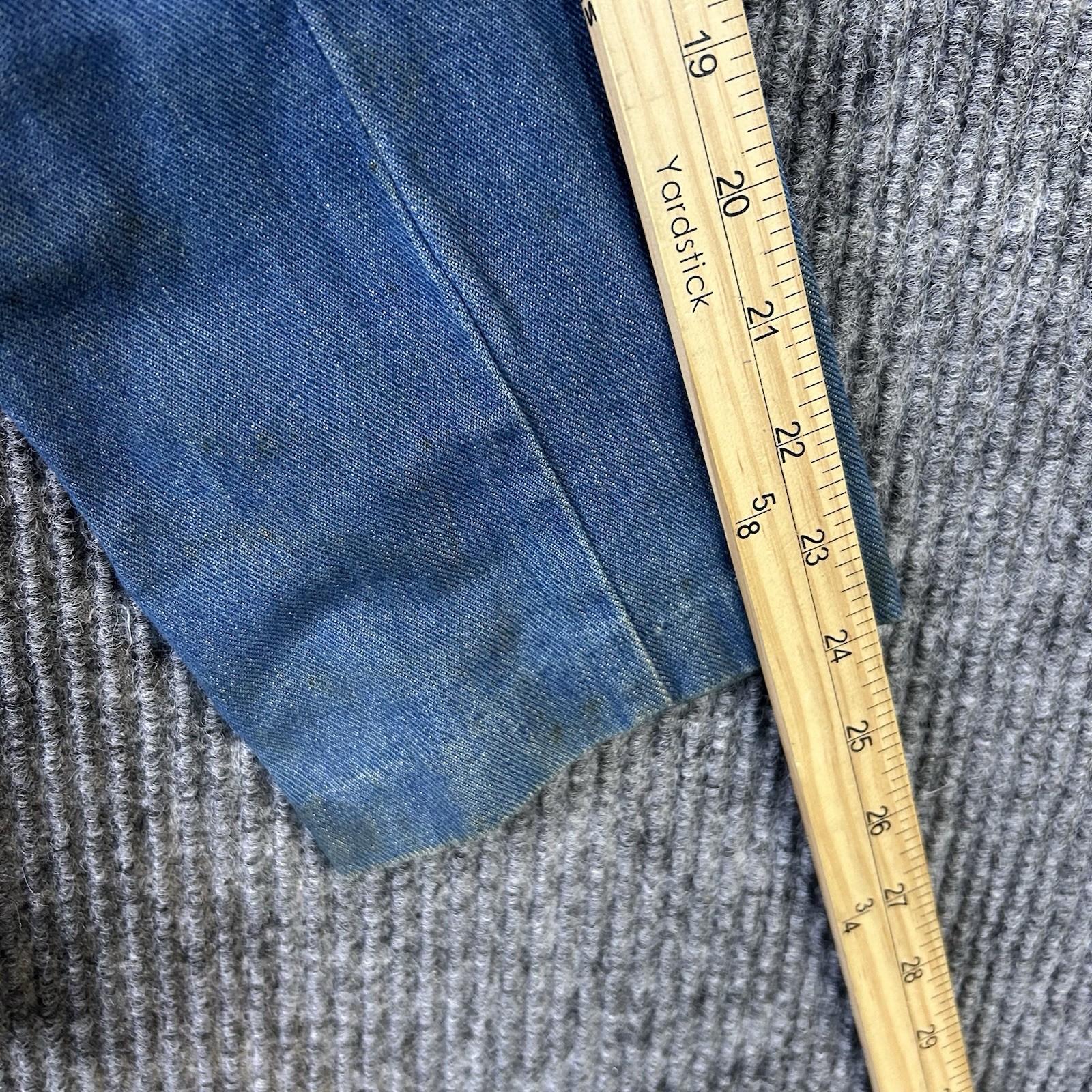 Vintage Denim Blazer Jean Jacket Women’s Medium Button Front Western Classic