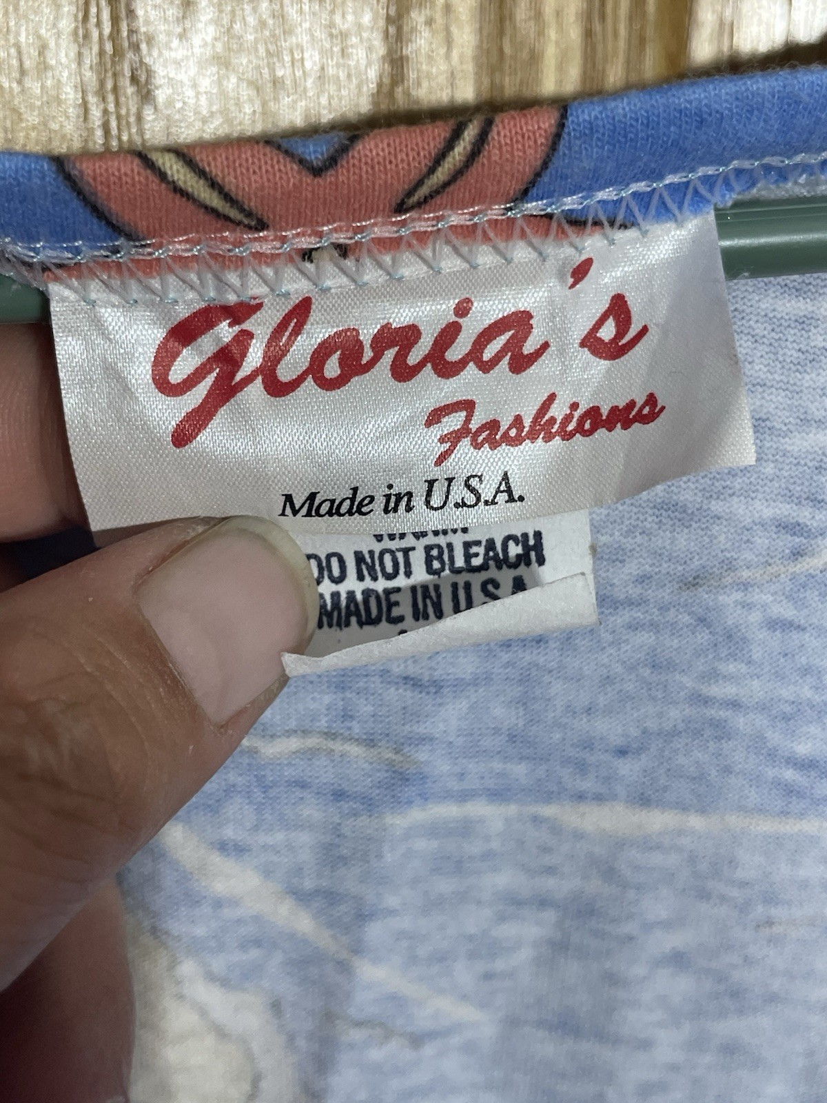 Vintage Glorias Fashions Lighthouse Nautical Dress Shift Pockets USA L XL