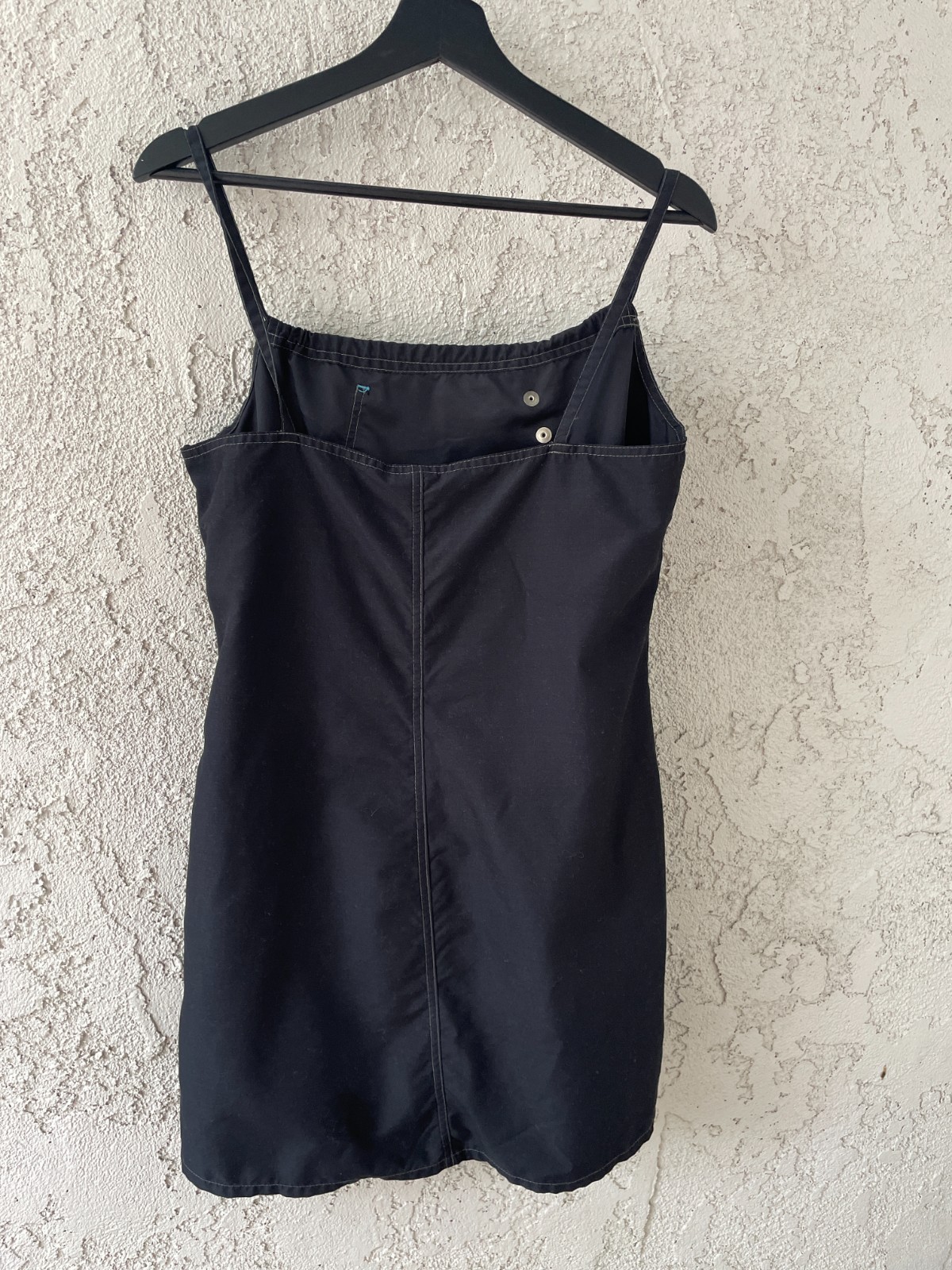 Vintage 90s Carpenter Utility Mini Dress Microfiber Dawls Y2K dELiA*s Style