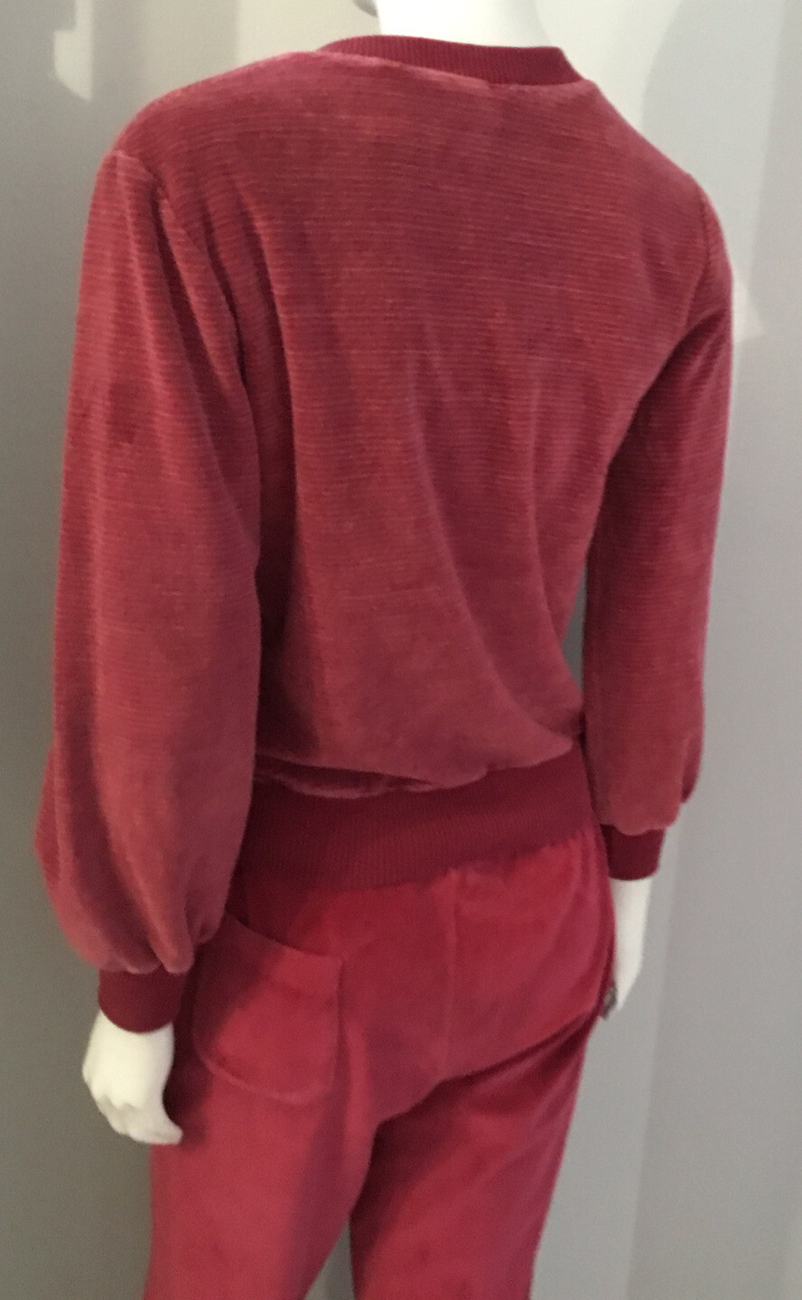 Vintage 70’s 80’s AILEEN 2 Piece Track Suit Athleisure Velour Lounge Set