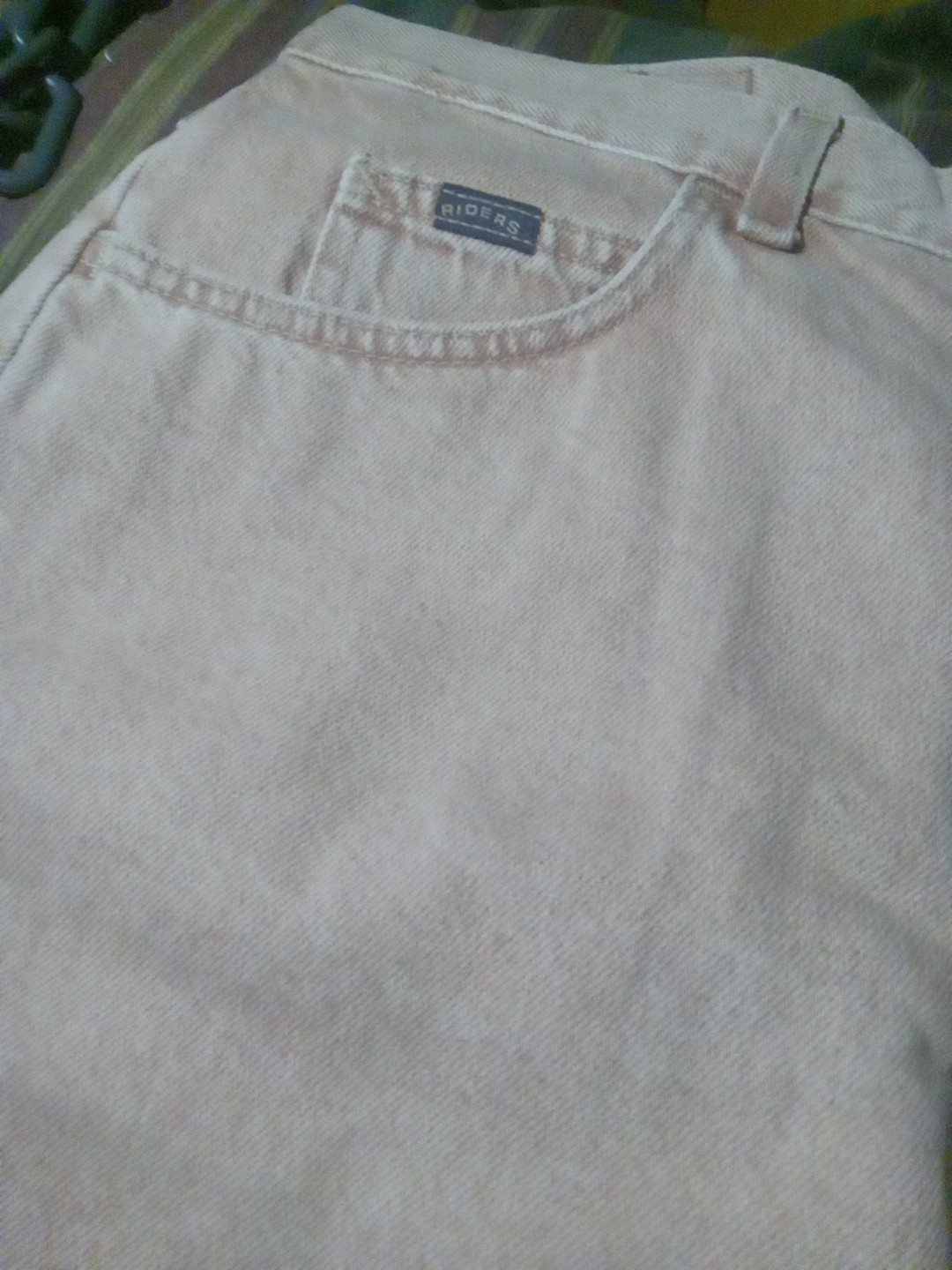 Med 14 Riders Denim Shorts Misses Original Lee Paprika Color (Pink) VTG Y2K New