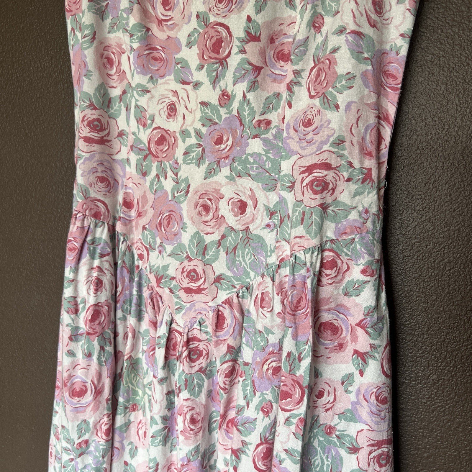 90s Joni Blair Floral Sundress Cottagecore Pastel Romantic