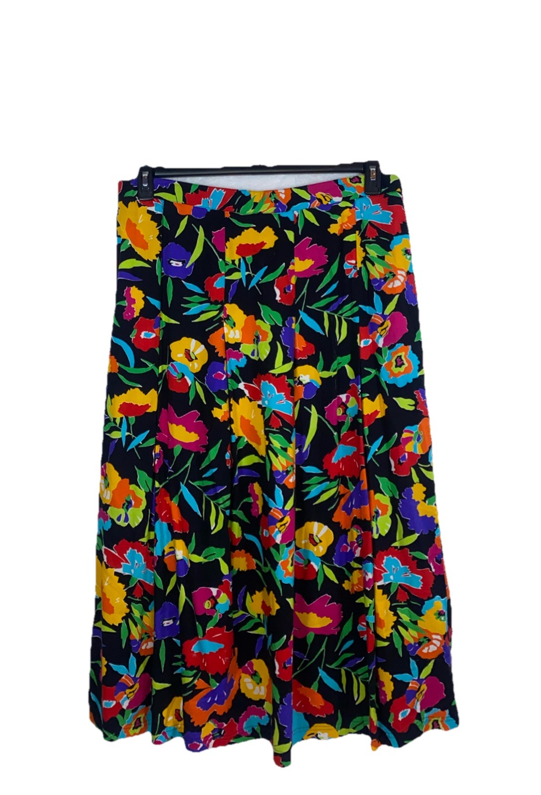 Vintage 90s, I. B. Diffusion Midi Skirt Womens XL-XXL Multi Floral 1991 Bohemian