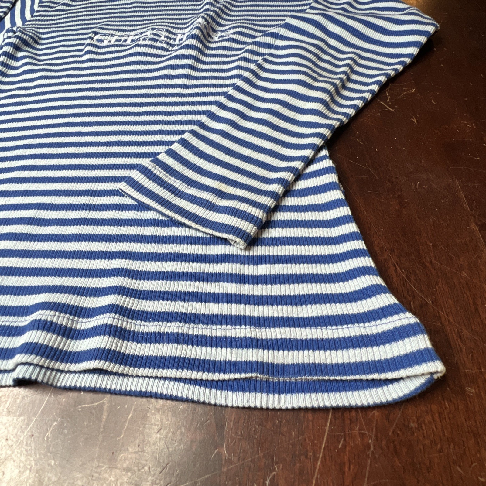 Vintage 90s Guess Originals GUESS Jeans Embroidered Striped Shirt Large Rare