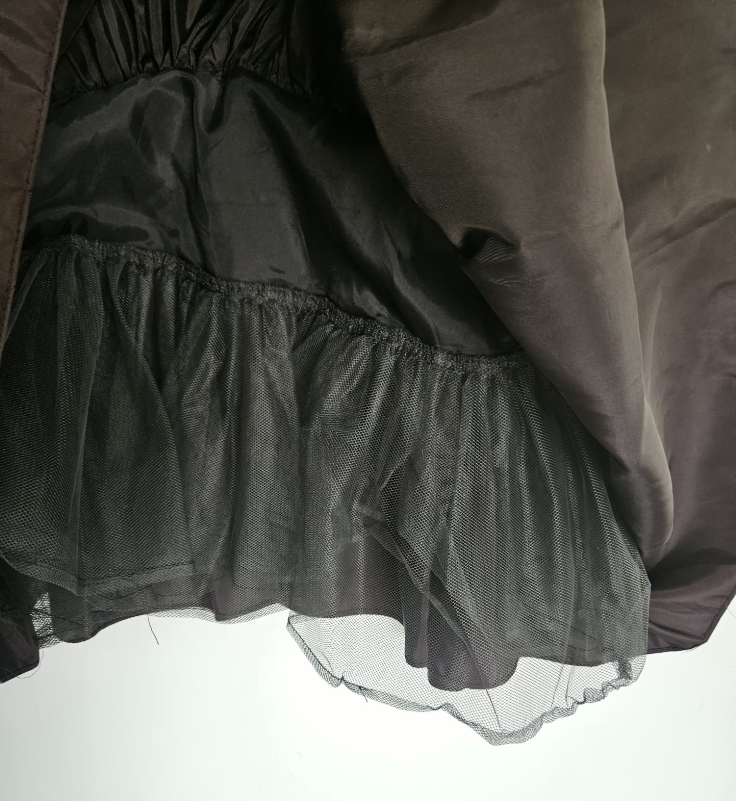 1980’s DIAMOND’S RUN Strapless Coffin Pleats Puff Cocktail Party Dress 11/12