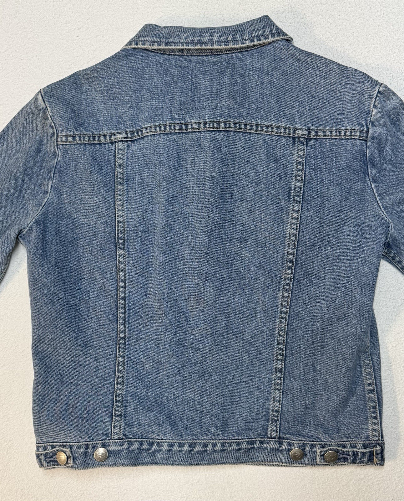 Vintage 90s Marithe Francois Girbaud Jean Denim Trucker Jacket Sz M Chest 39 EUC