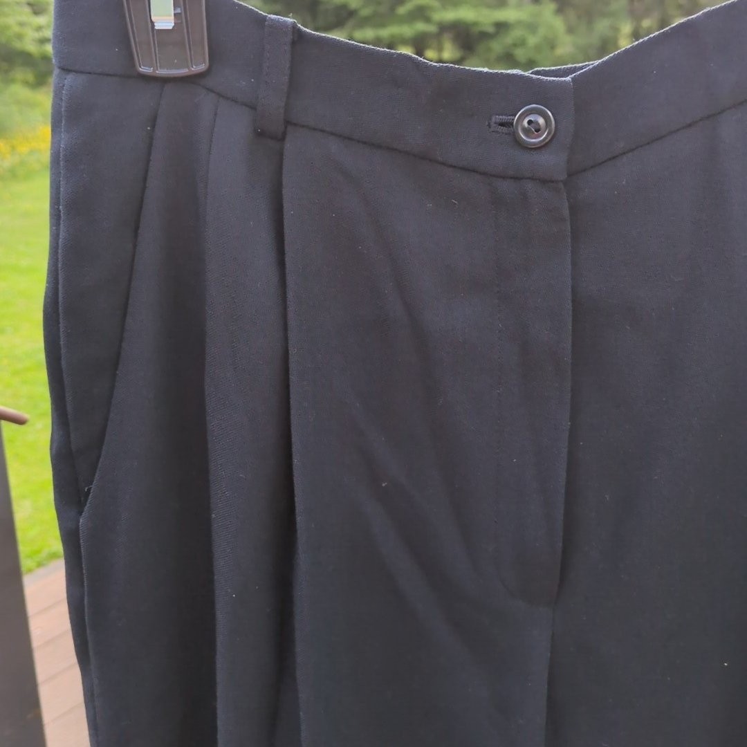 Vintage 90′ Liz Caliborne Wool Trousers Sz 10 Made Northern Mariana Islands USA