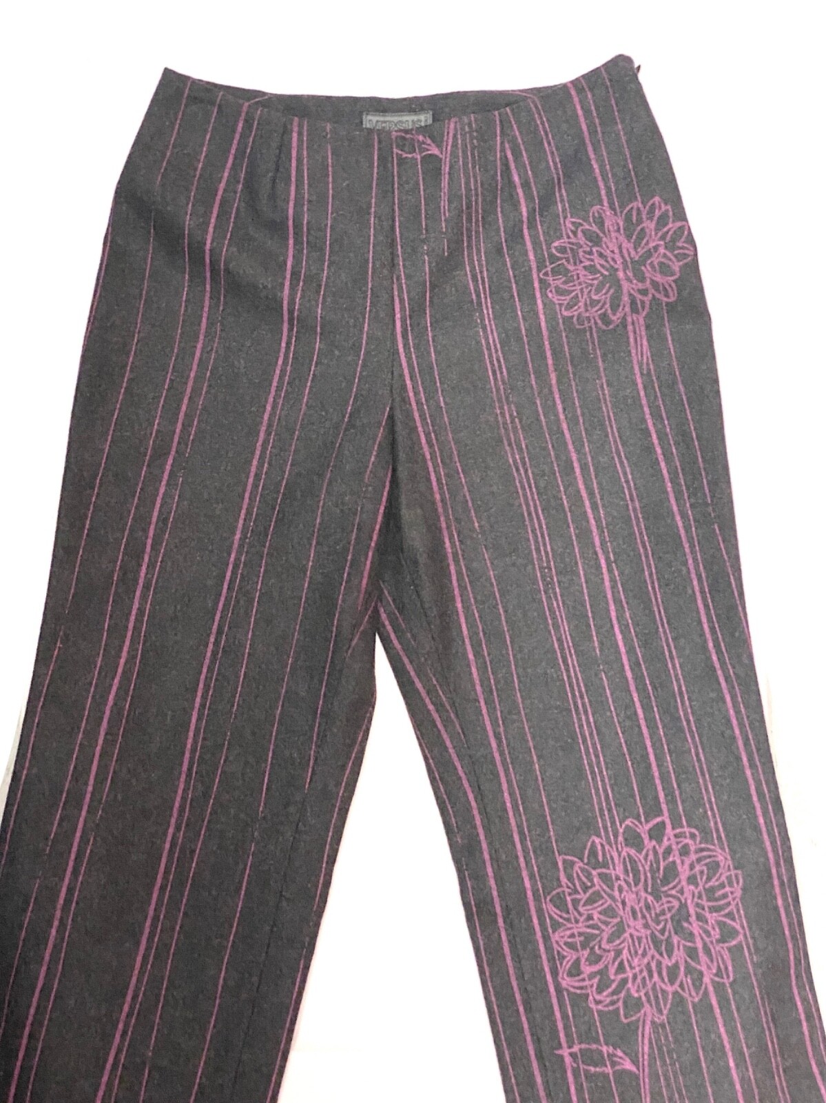 Versus Gianni Versace Vintage Grey Wool Pants Size 26