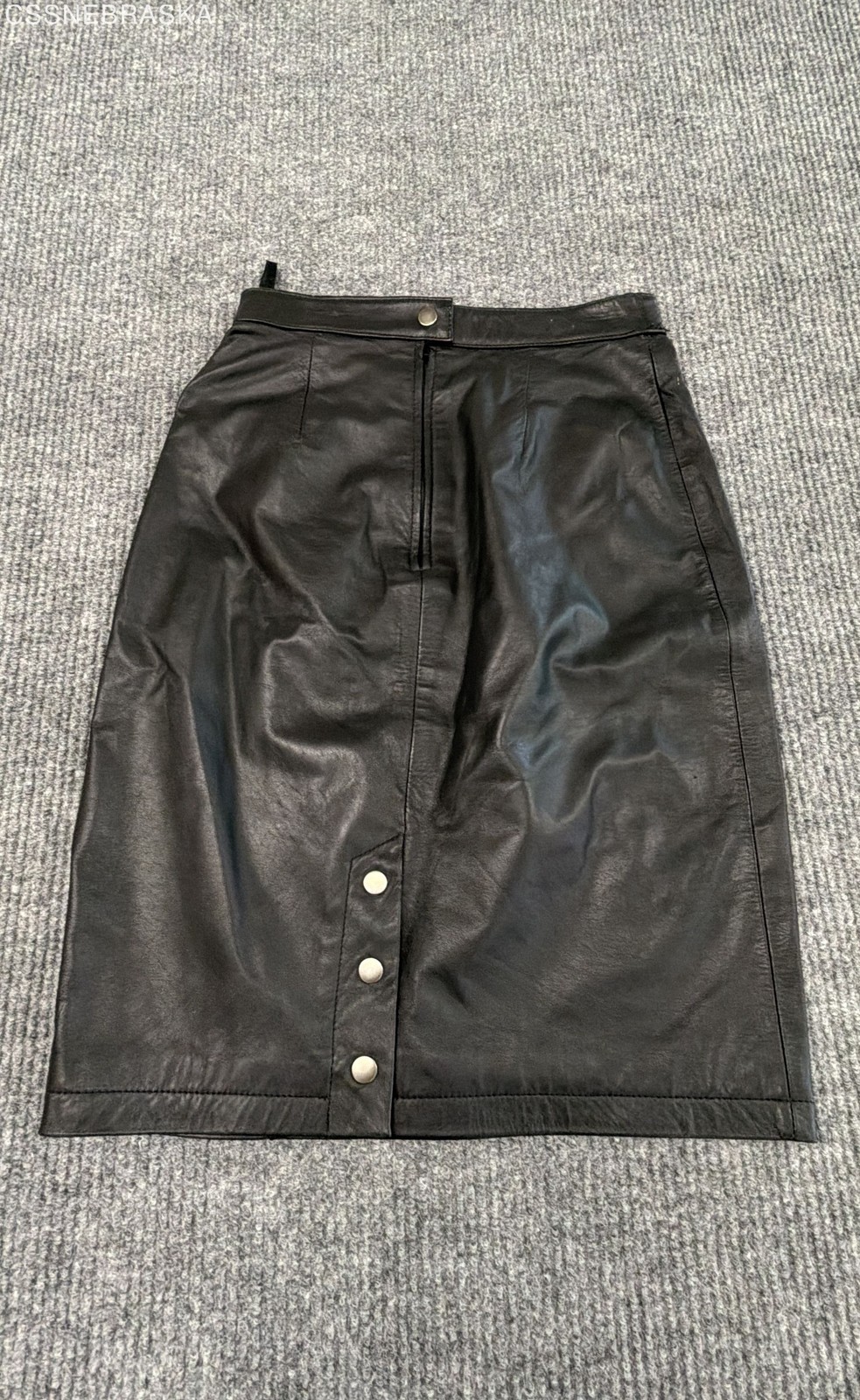 Vintage 90s G-III Leather Fashions Women’s Black High Waist Pencil Skirt Sz 7/8