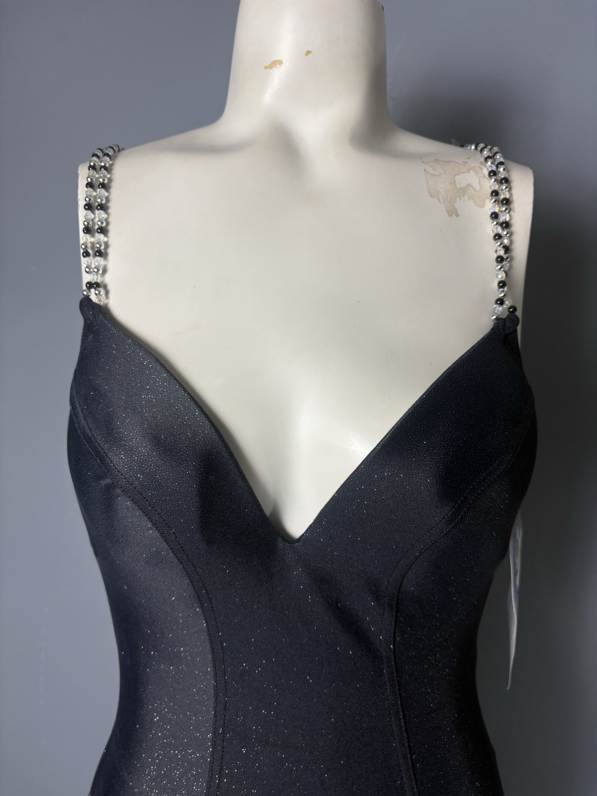 Vintage Y2K Diva by Rachel Pappo Womens Size 8 One-Piece Black Push-Up Swimsuit