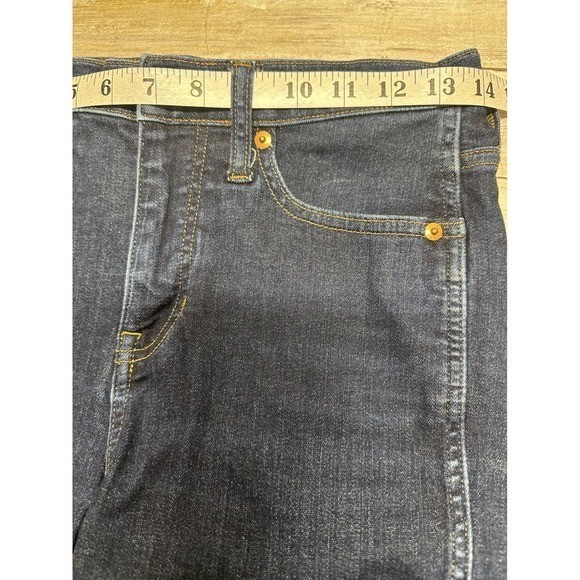 J.Crew 9″ Vintage Slim Straight ankle Jeans Dark Wash Indigo 28T Re-Imagined