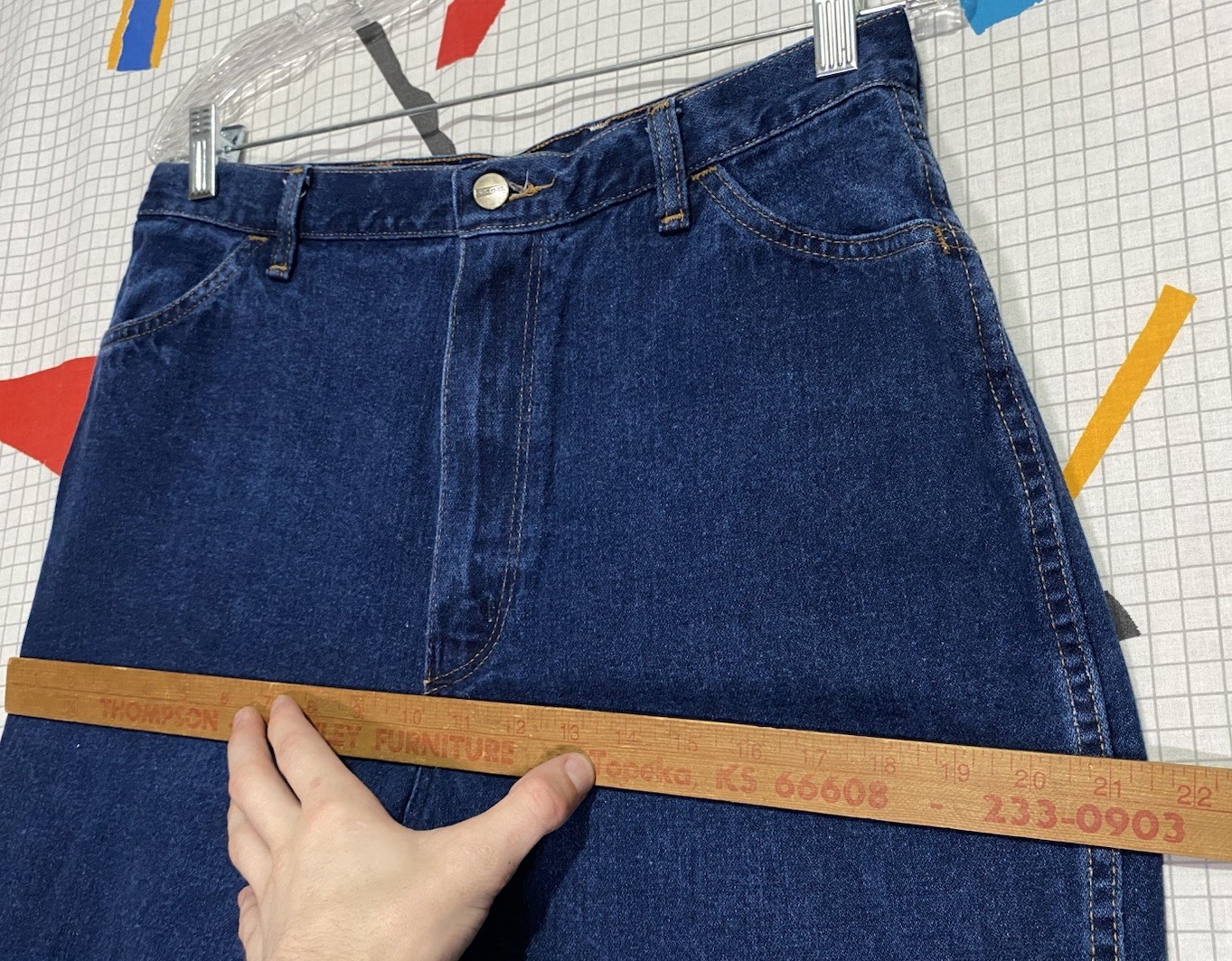Vintage 70s Rustler Jeans Flare 16 31×33 Talon Bootcut Western Hippie Boho