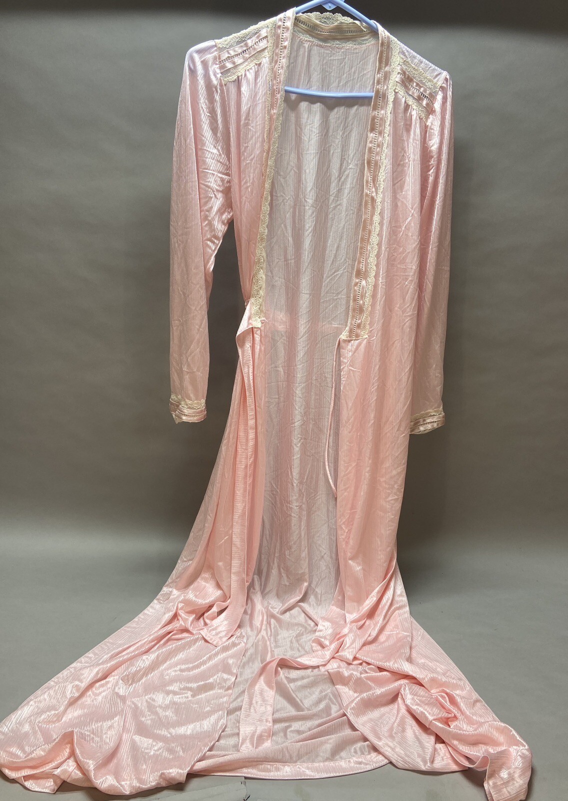 Tom Bezduda For Barad & Co Long Pink Nightgown (Small) Lingerie With Robe (Med)
