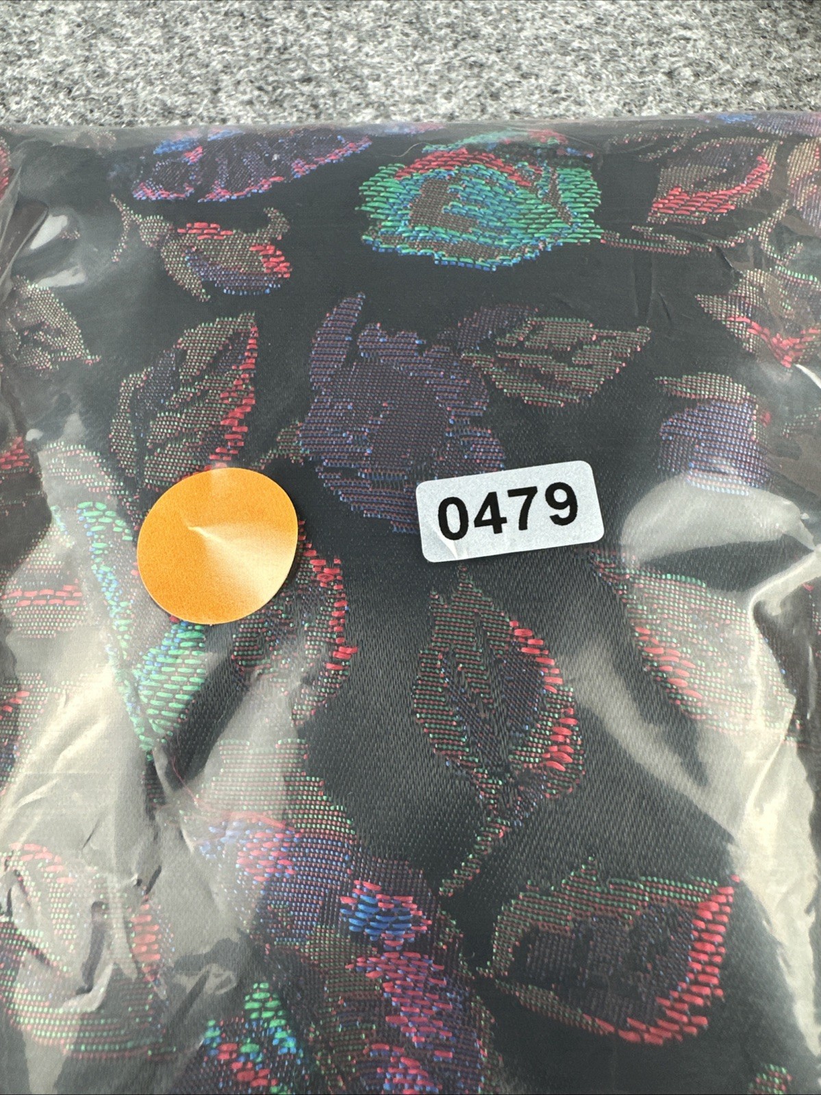 VTG 80s WRAPPER Floral Brocade Multicolor Holographic Tapestry Vest USA Women S