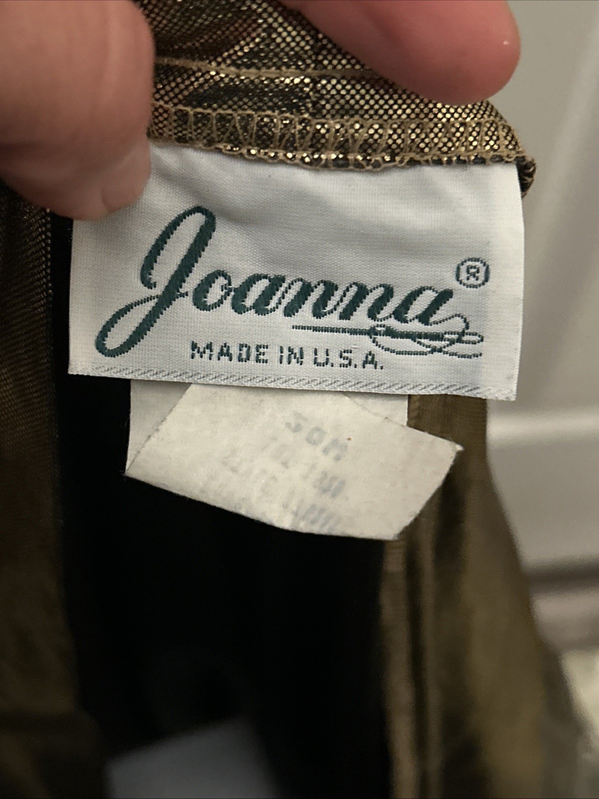 NWT VINTAGE 80s JOANNA PLUS Jacket Open Gold Pewter Lightweight RARE 20W NEW
