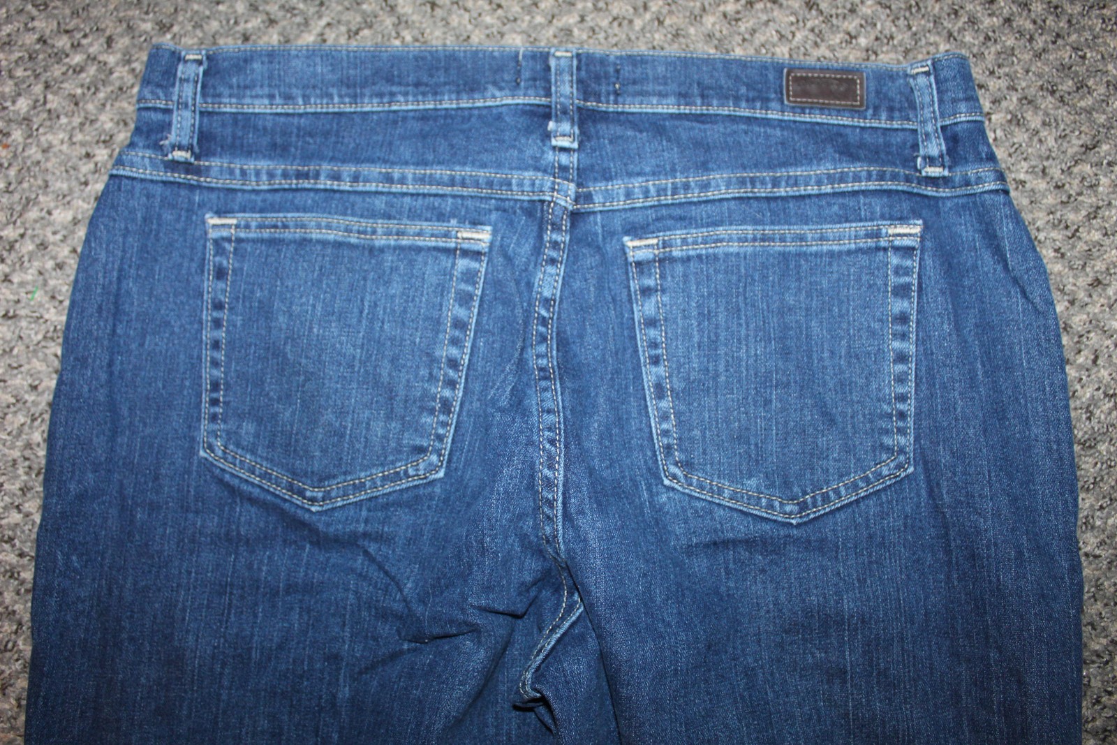 Riders Relaxed Fit Women’s Blue Denim Jeans Size 14P Petite 27″ Inseam Cotton