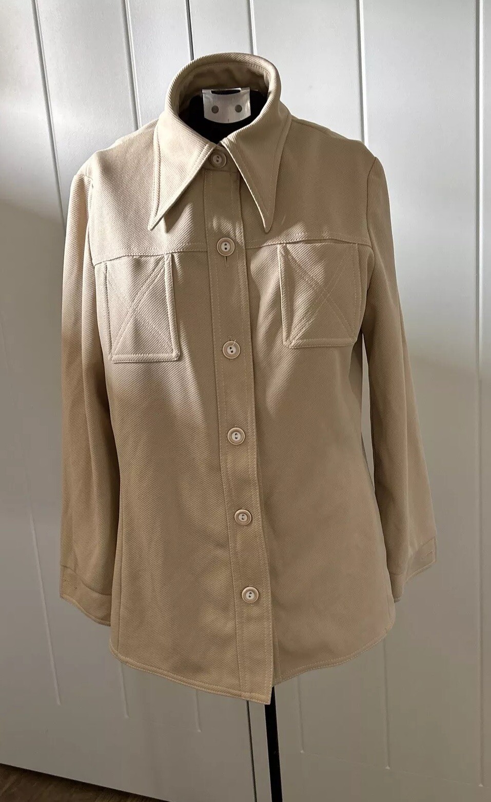Vintage 1970’s Alex Coleman California Dagger Collar Granny Jacket Vtg Size 14