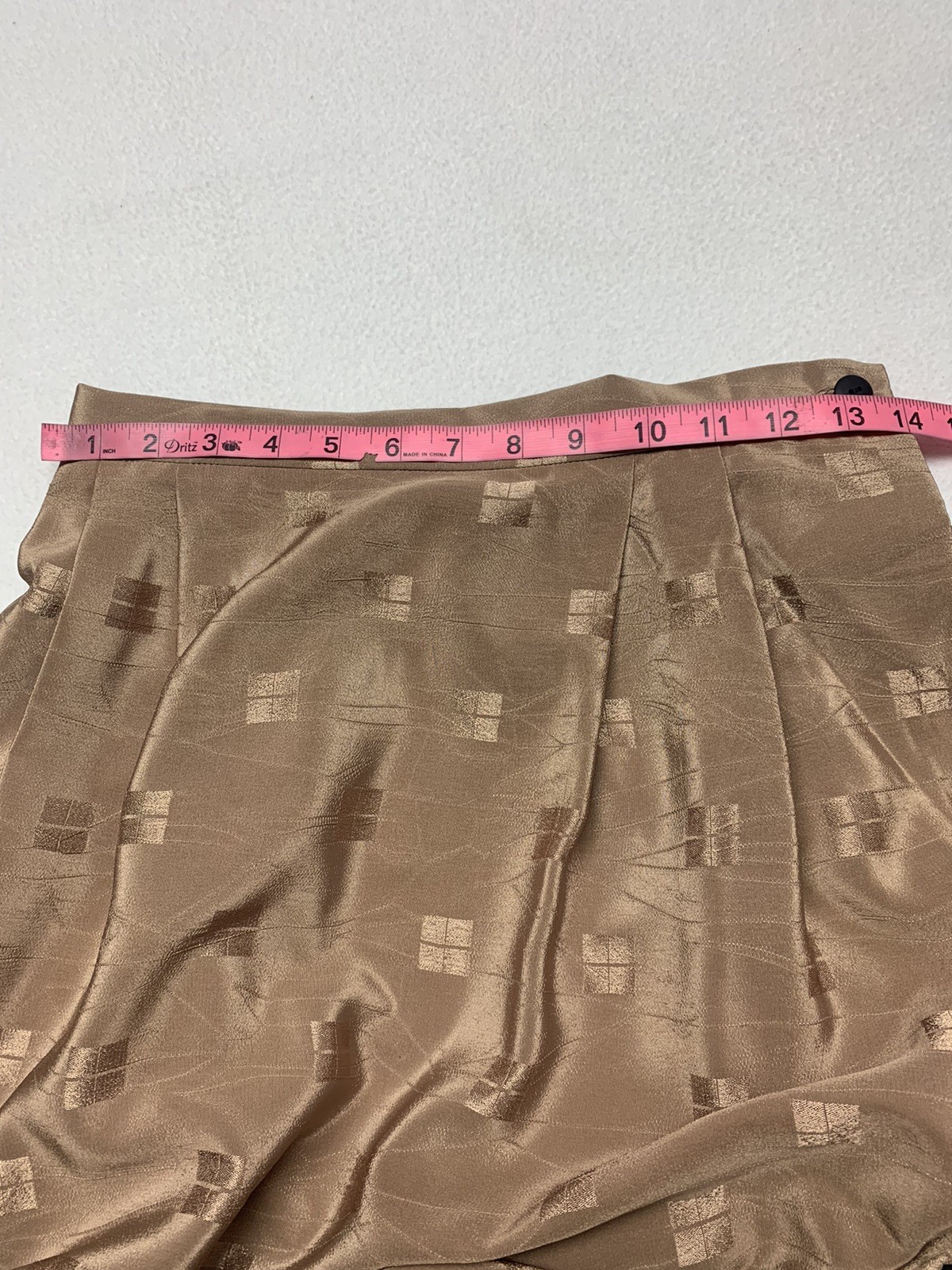 Vintage 80s NWT Two Piece Skirt Set Anthony Sicari Size 12-Black/Tan