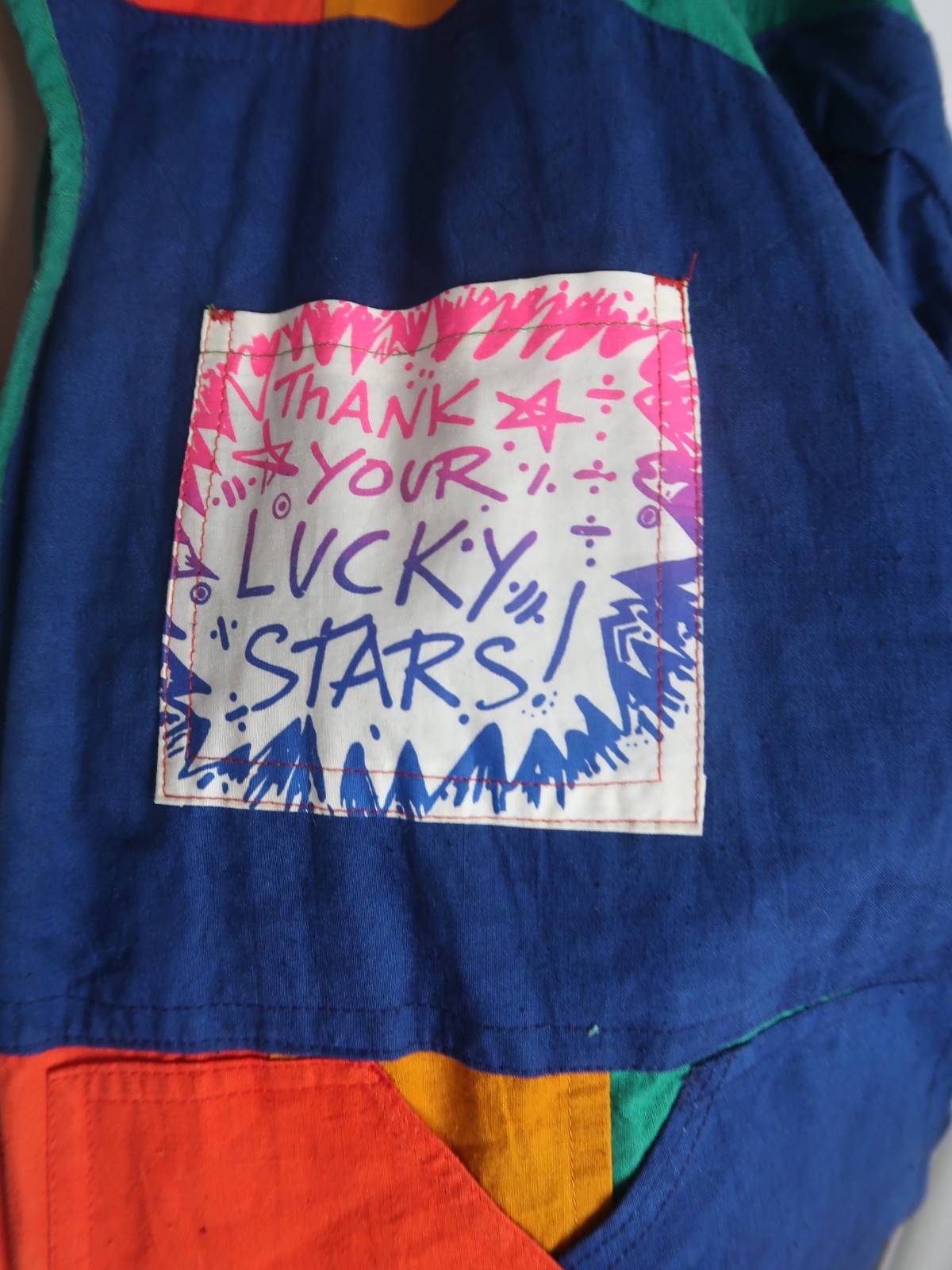 80s Space Islands Light Industries Convertible New Age Crew Jacket Punk Grunge