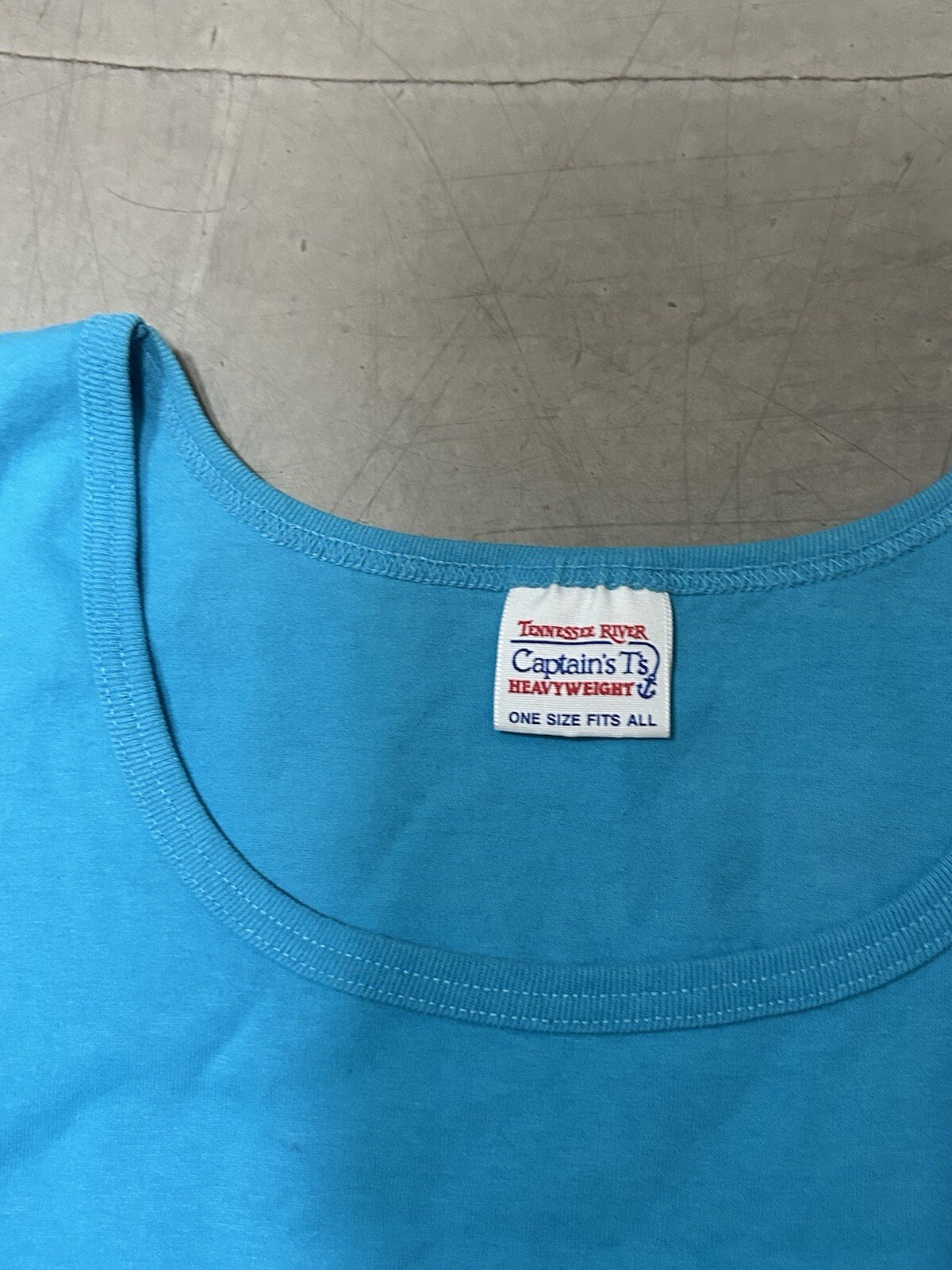Vintage Cape Cod Woman’s Cover Up. One Size Fits All Turquoise 1980s Beach Swim