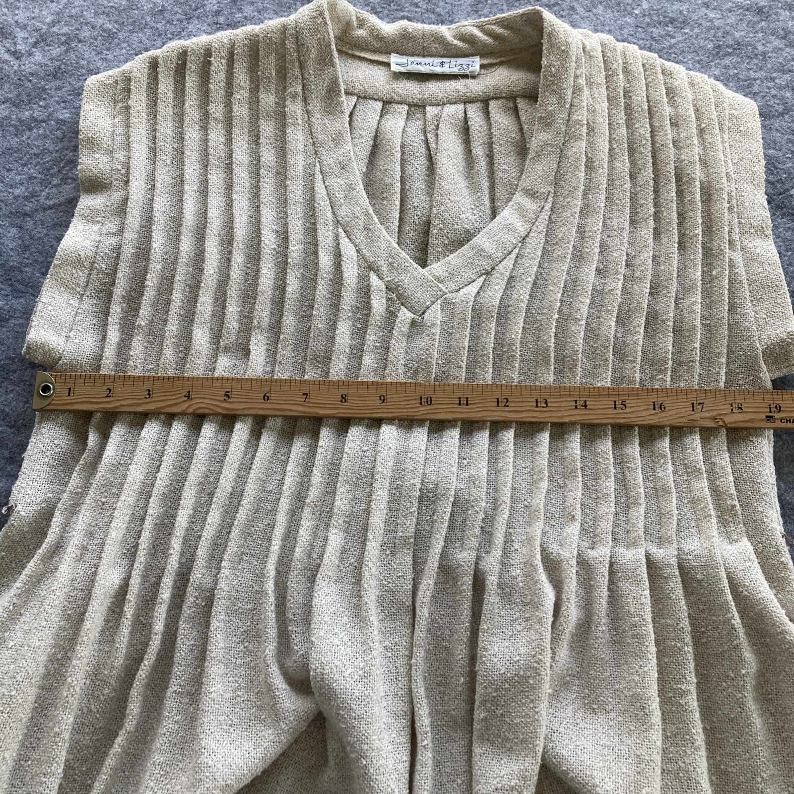 Vintage Jenni & Lizzi Bohemian House Dress Prairie Hippie Boho Peasant READ