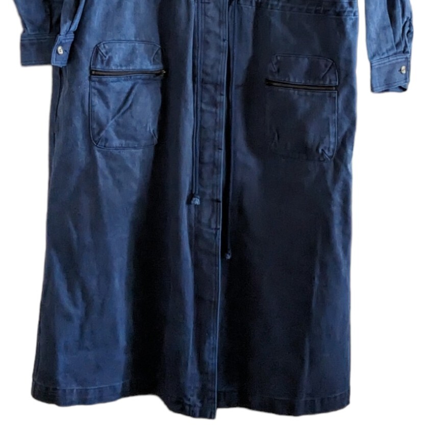 Vtg 80s/90s 3X/4X NWT Together! Spiegel Denim Maxi Trench Coat New Wave Utility