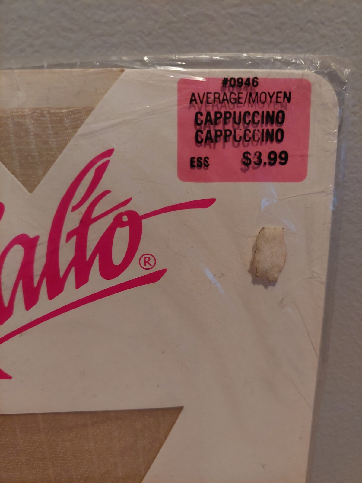 Pantyhose Rialto Motif Desing Color Cappuccino Size Average BMIX20