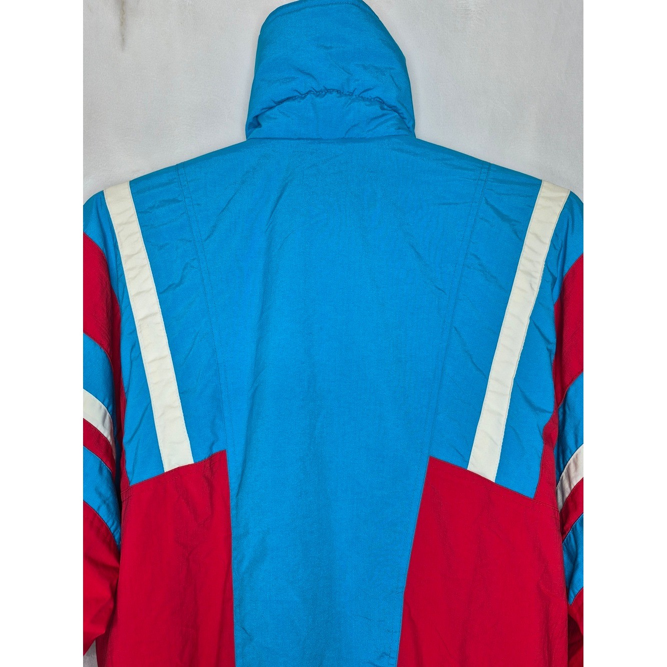 Vintage 80s Tyrolia by HEAD Colorblock Ski Jacket Blue Red Womens Small