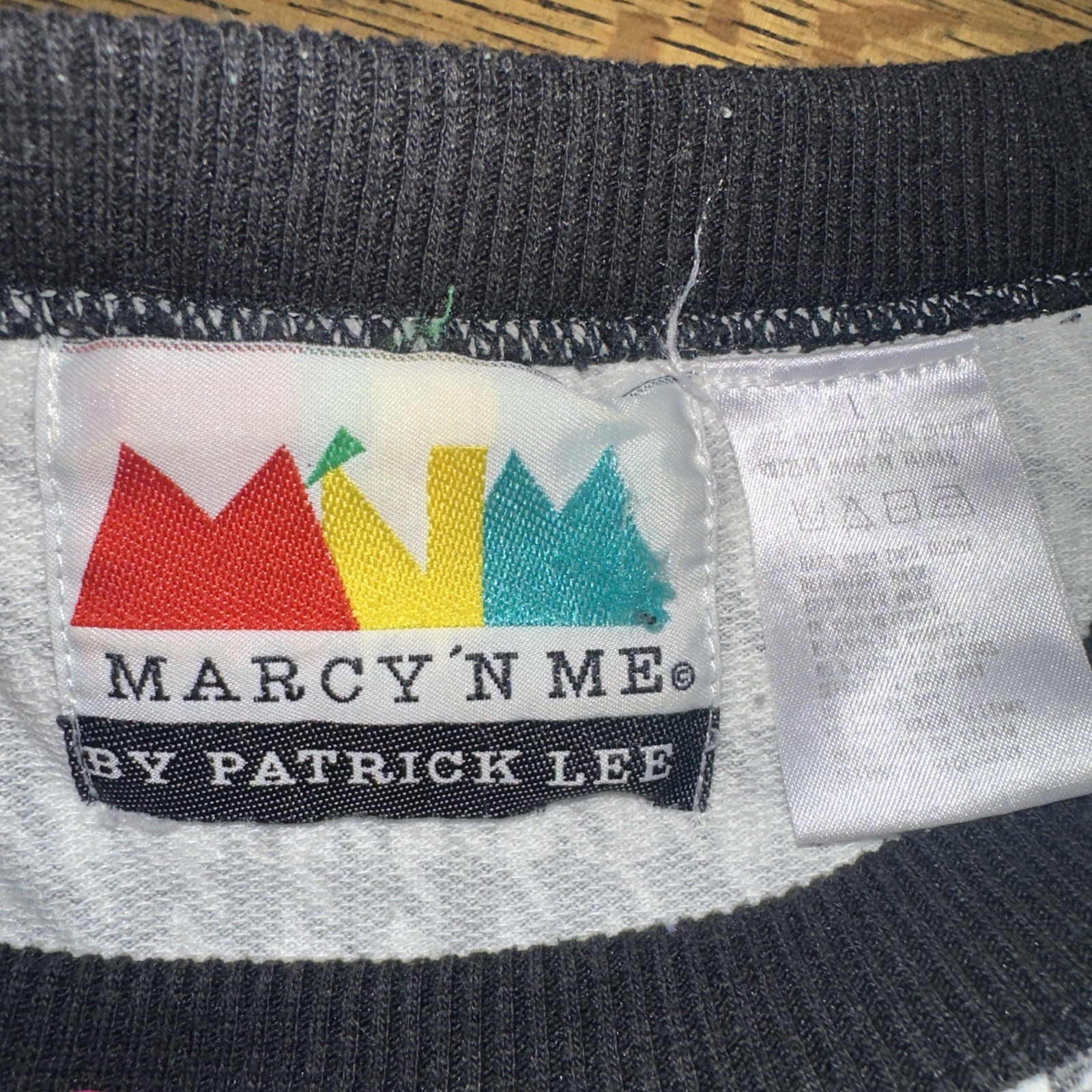 Vtg Marcy ‘N Me II~By Patrick Lee Scotty Dog~Houndstooth Top~large