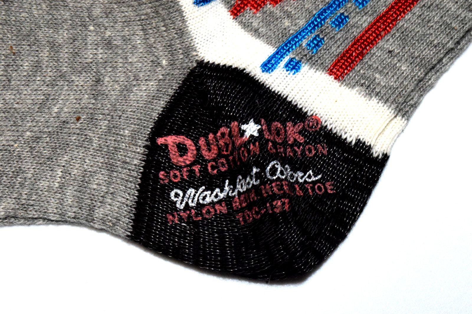 Argyle Socks VTG King James 40s 50s Gray Black Red Checker Argyle 6 x 6 Boys 7.5