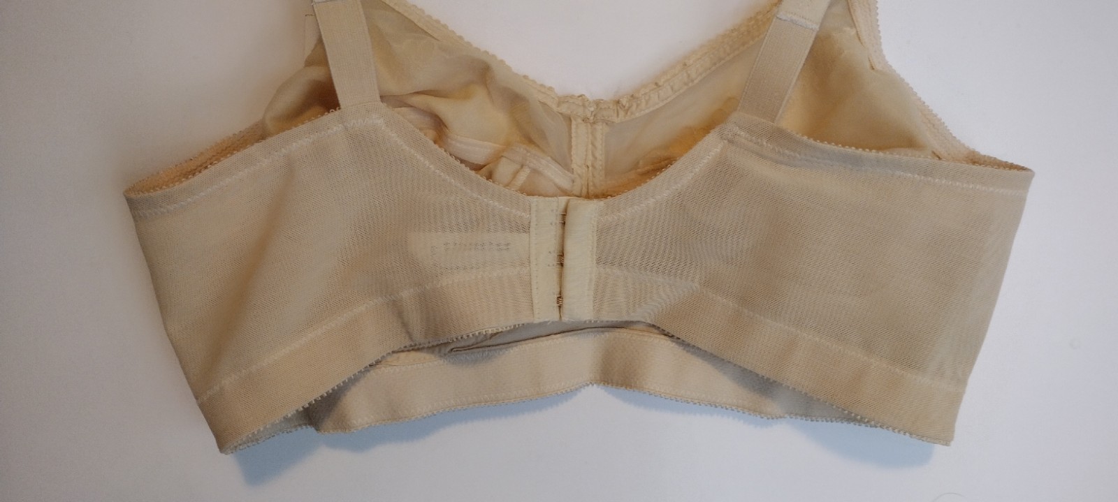 Vintage NWT Goddess Bra Size 40B-BEIGE Style 304 Soft Touch No Wire FULL COVER