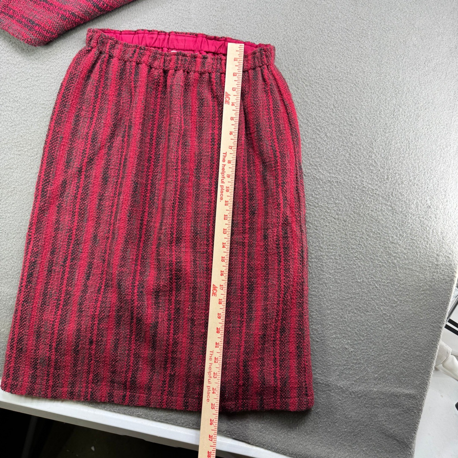 Vintage Marilyn Nelson Dress Set Women M Handwoven Artisan Knit Skirt Top Two