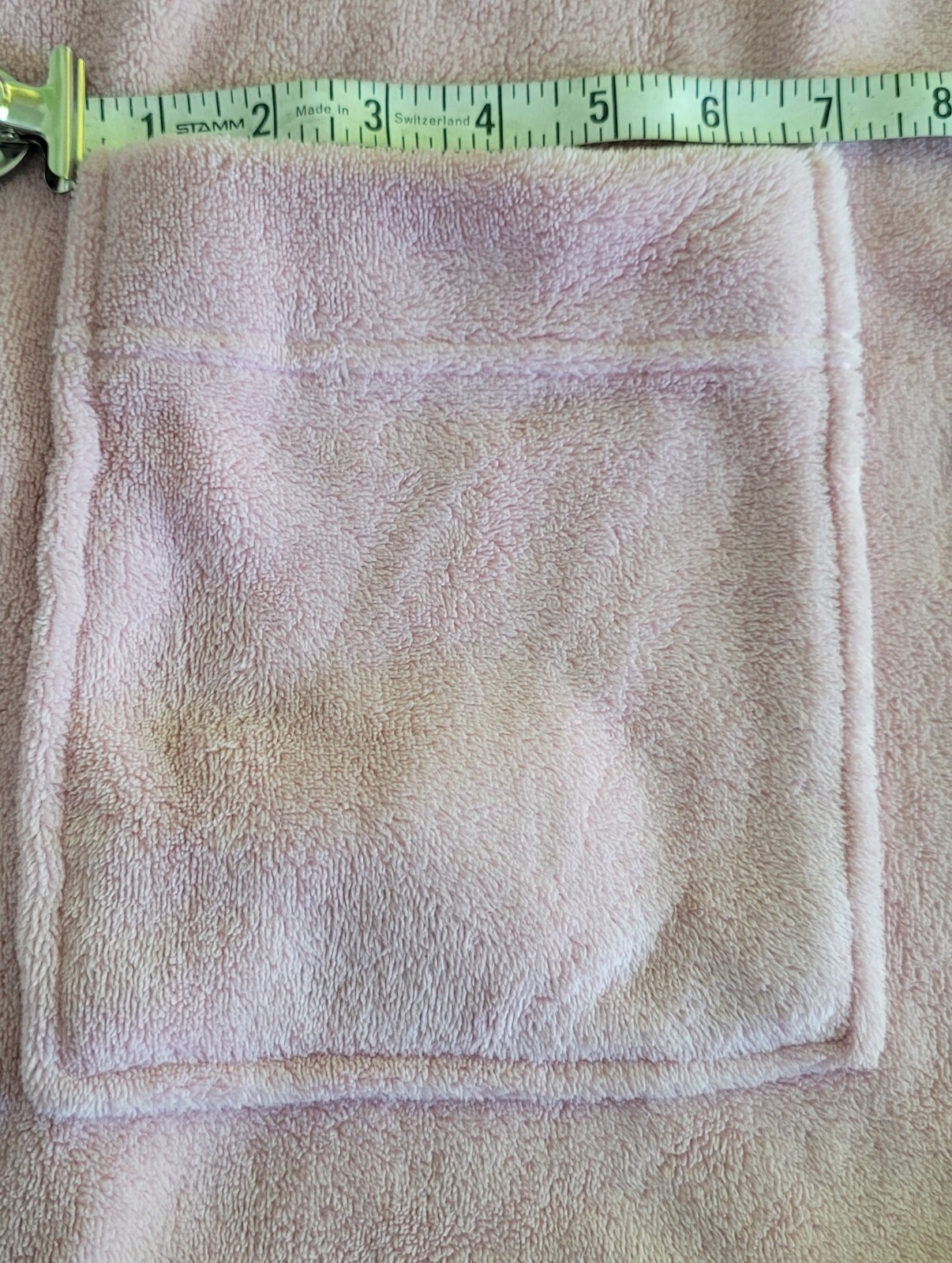 Victorias Secret PINK Plush Logo Wrap Short Soft Cozy Plush Robe Light Pink XS/S