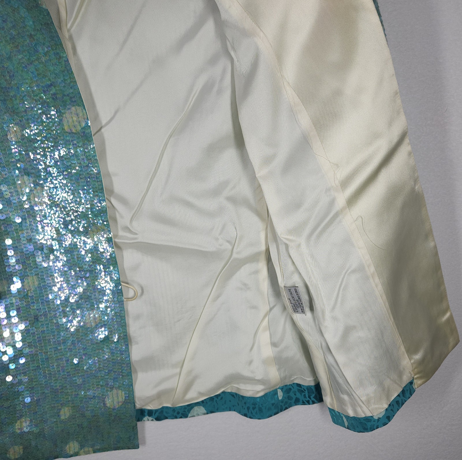 Vintage Silk Nolan Miller Dynasty Collection Women’s 3 Piece Sequin Set Size 6