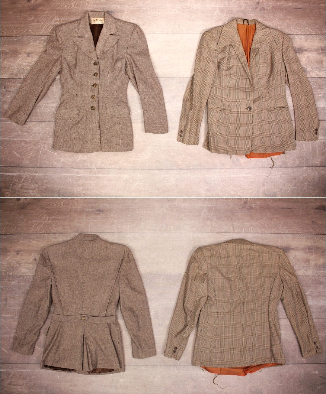 VTG Women’s 40s 50s Lot of 21 *AS IS* Suits & Jackets / Blazers Assorted Sizes