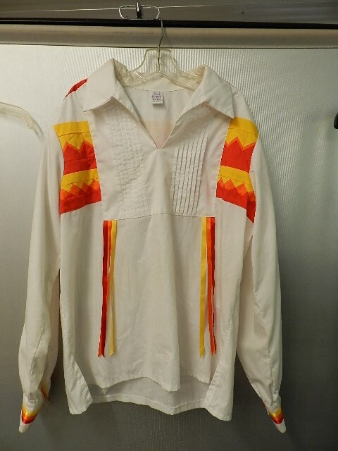 Womens ladies Native American Design Cotton bright vivid colors pull over med
