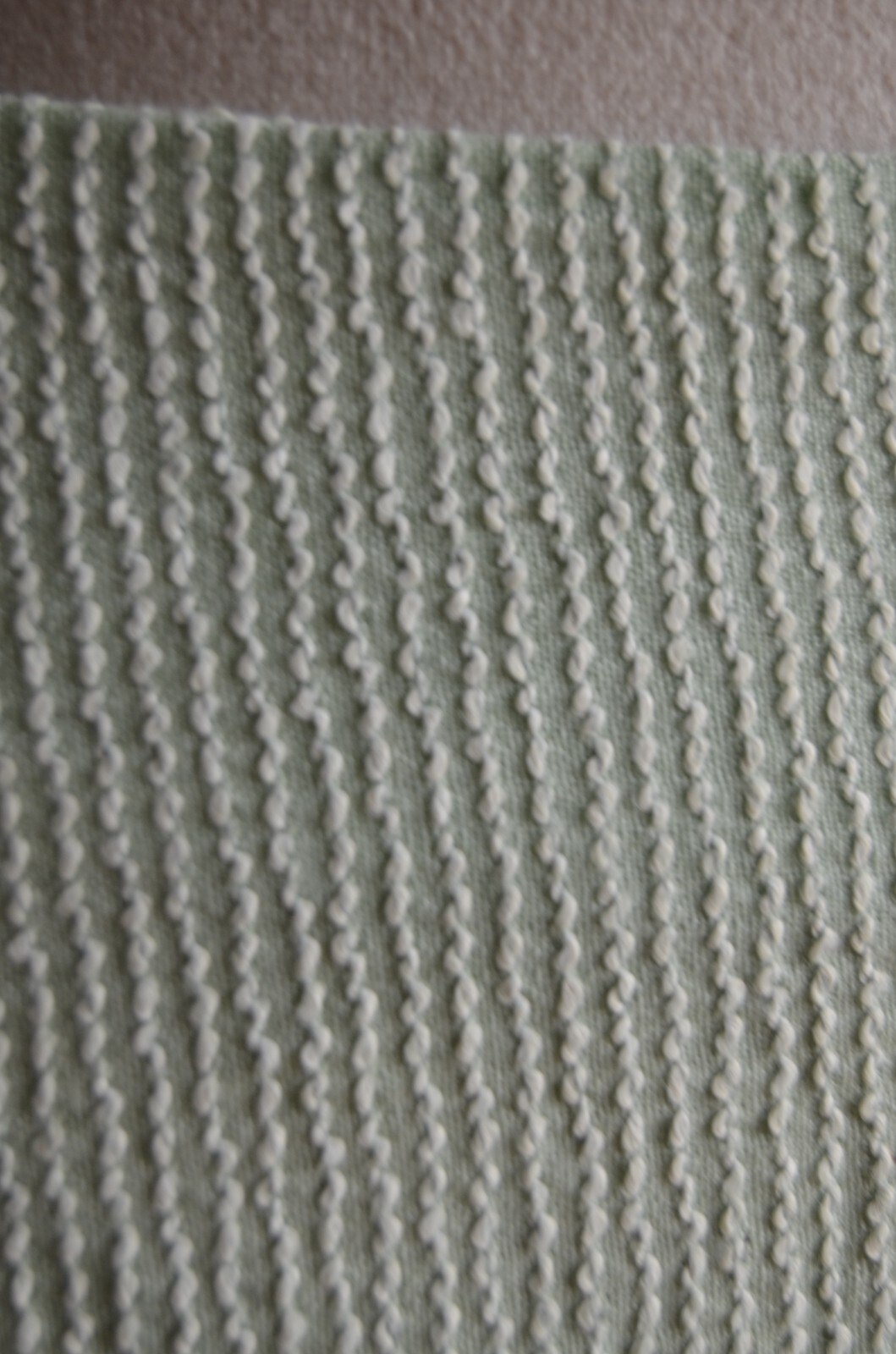 Versace V2 1973 green pastel straight skirt with texture
